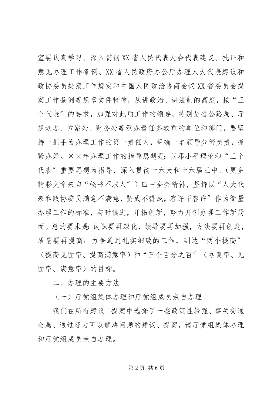 2023年人大建议政协提案办理工作方案.docx_第2页