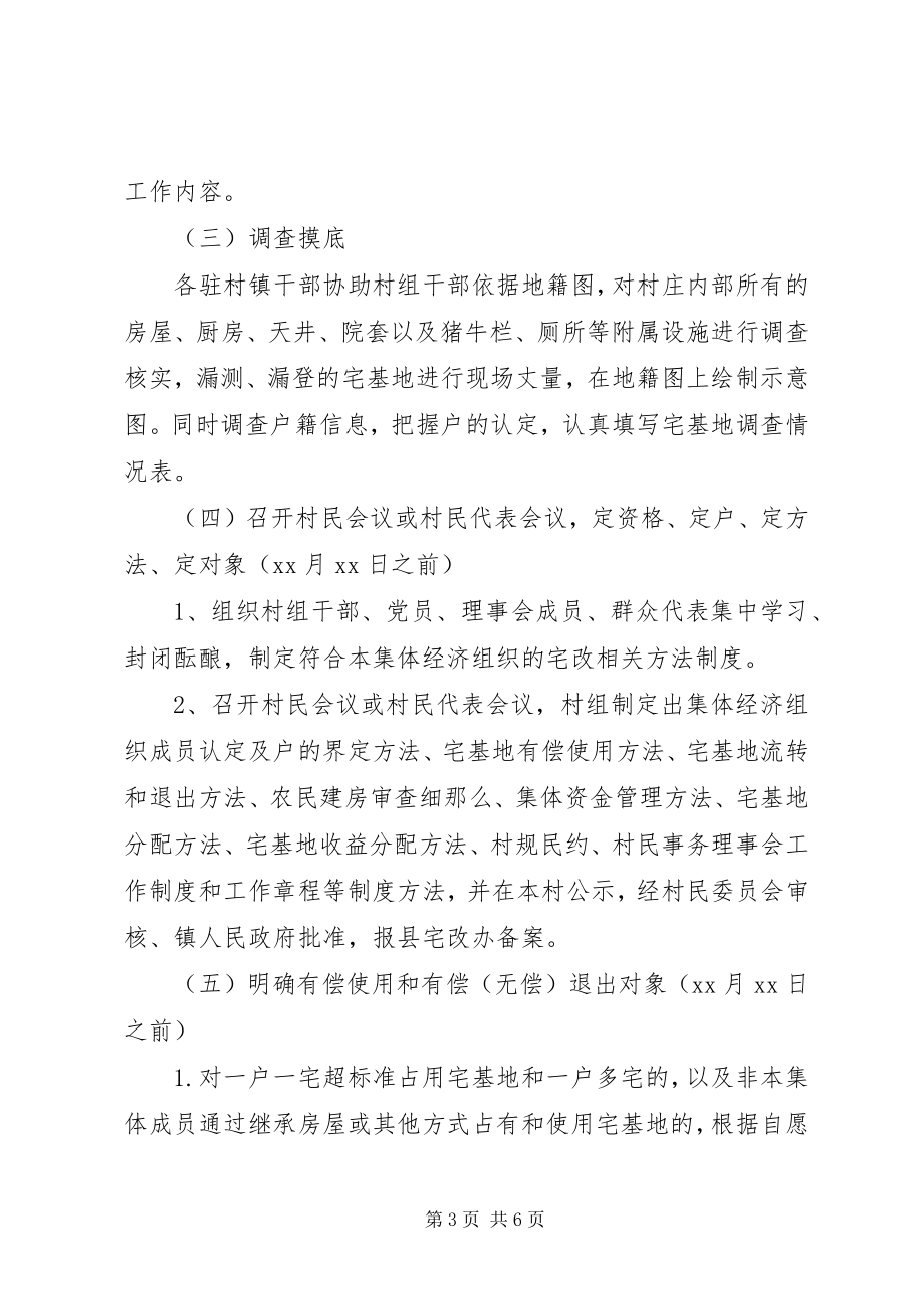 2023年乡镇农村宅基地制度改革工作方案.docx_第3页