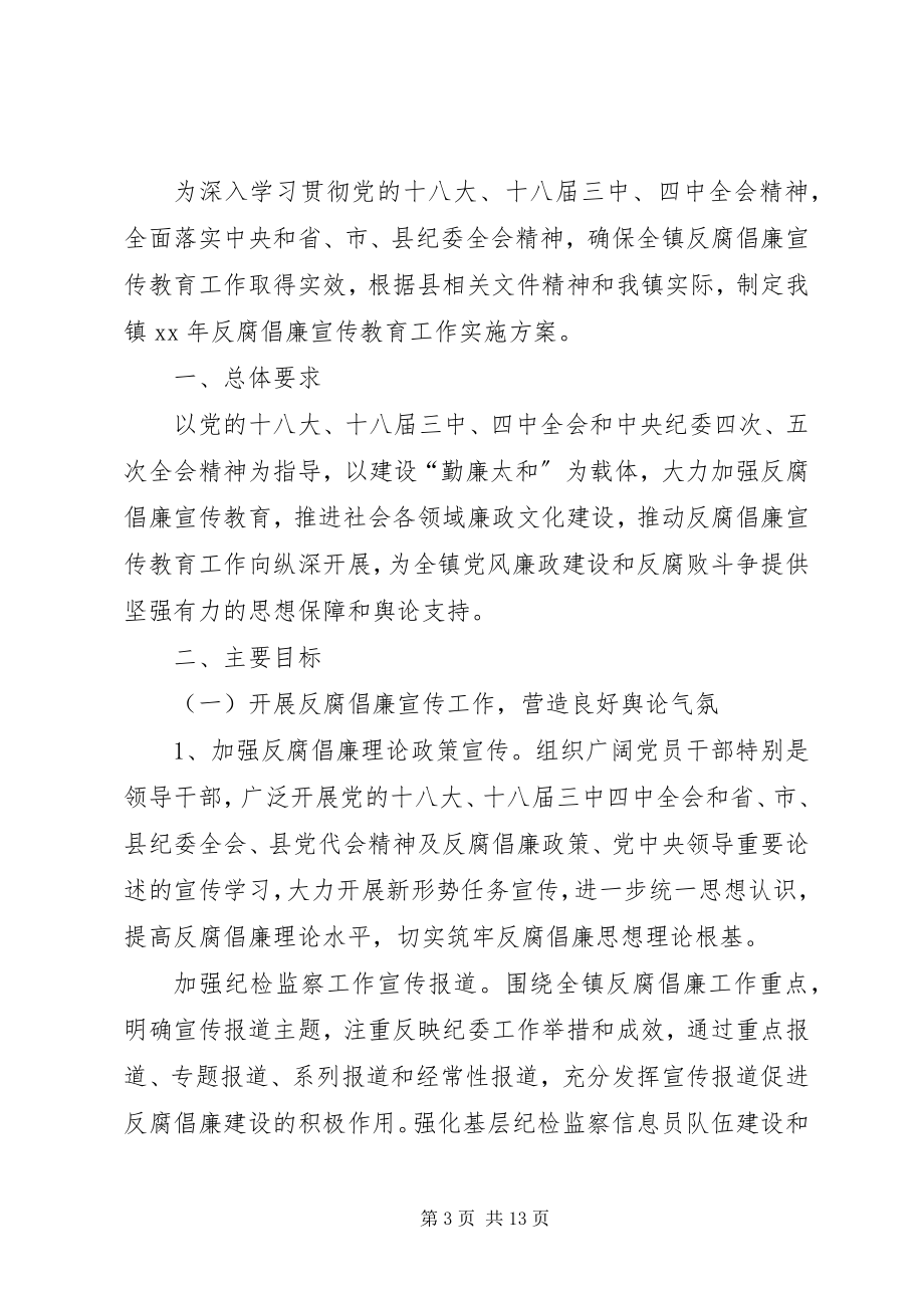 2023年反腐倡廉宣传教育工作方案.docx_第3页