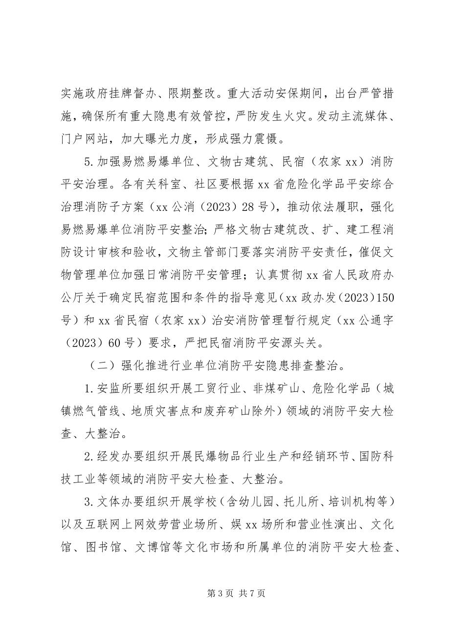 2023年全镇夏季消防检查工作方案.docx_第3页