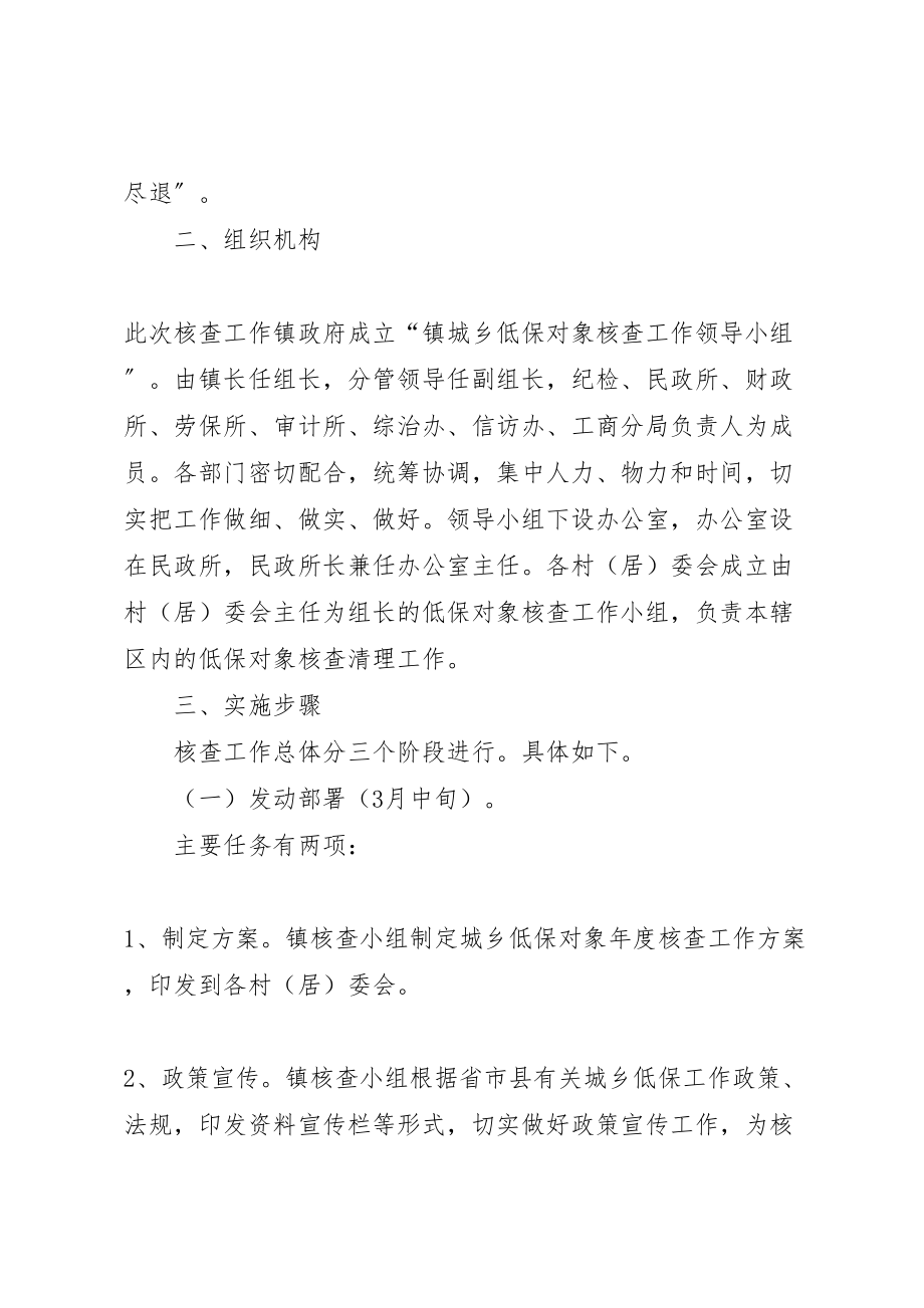 2023年乡镇低保对象核查工作方案.doc_第2页