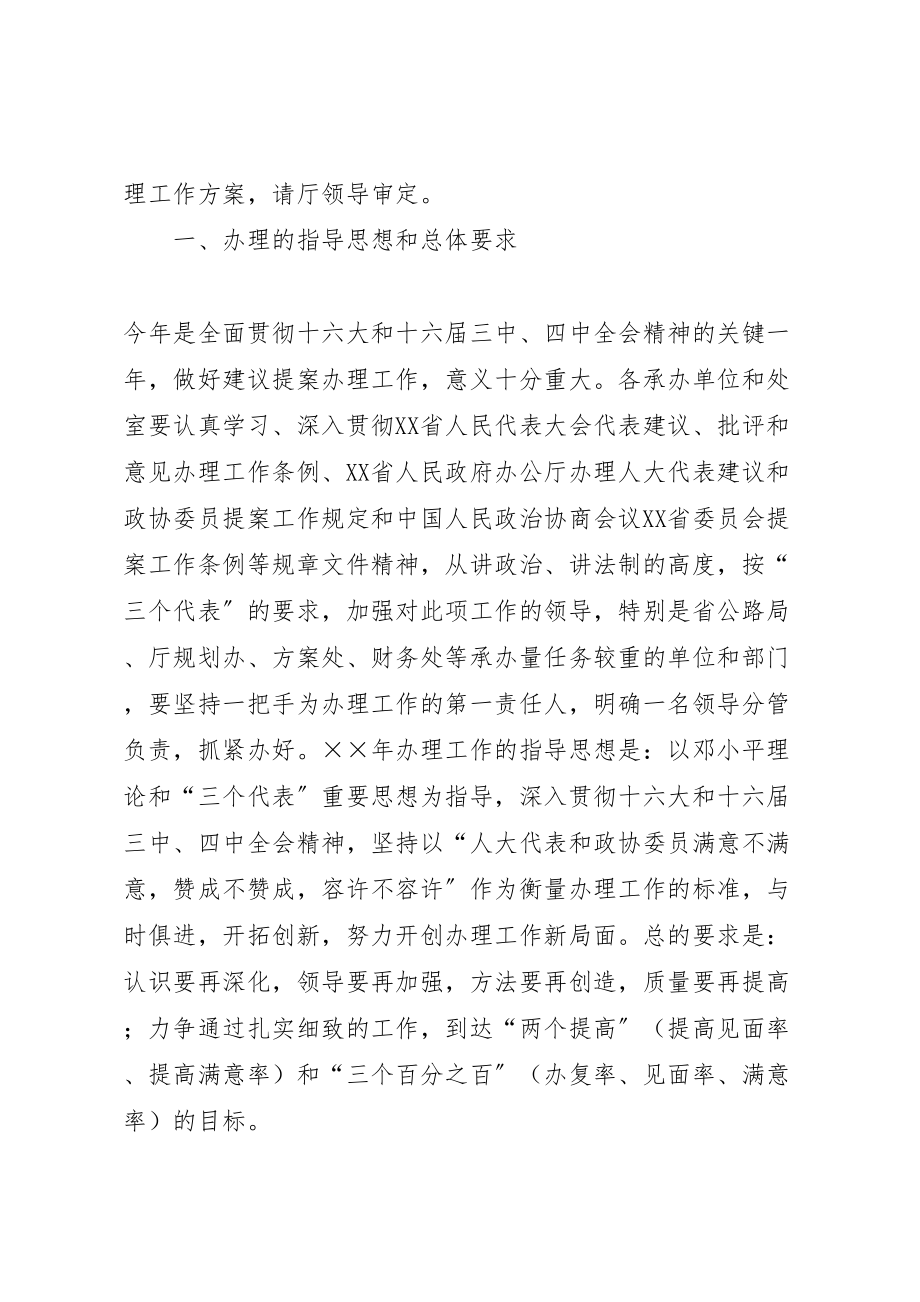 2023年人大建议政协提案办理工作方案.doc_第2页