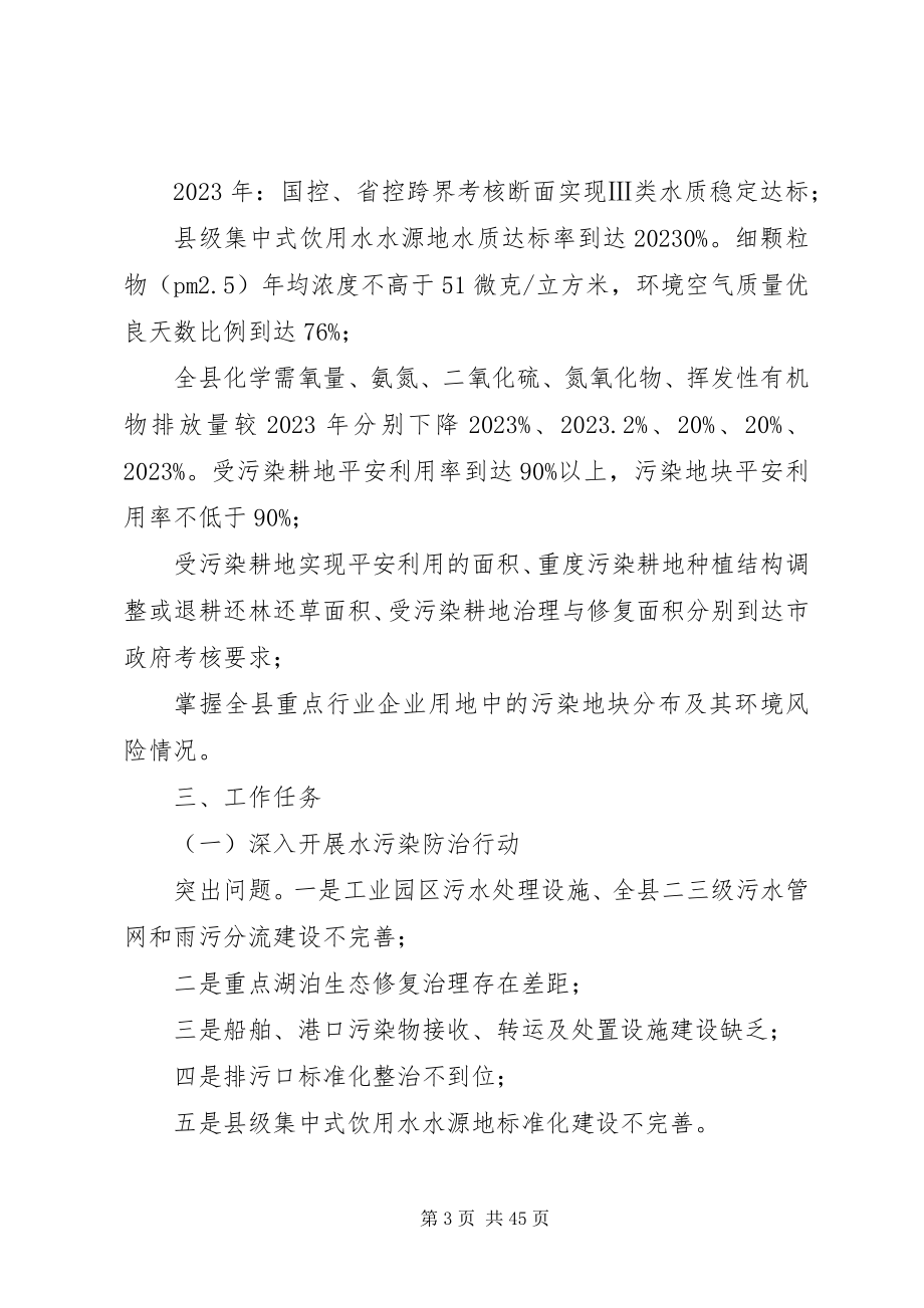 2023年县污染防治攻坚战工作方案.docx_第3页