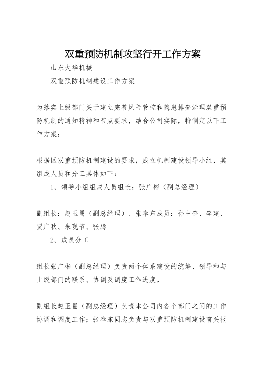 2023年双重预防机制攻坚行动工作方案 3.doc_第1页