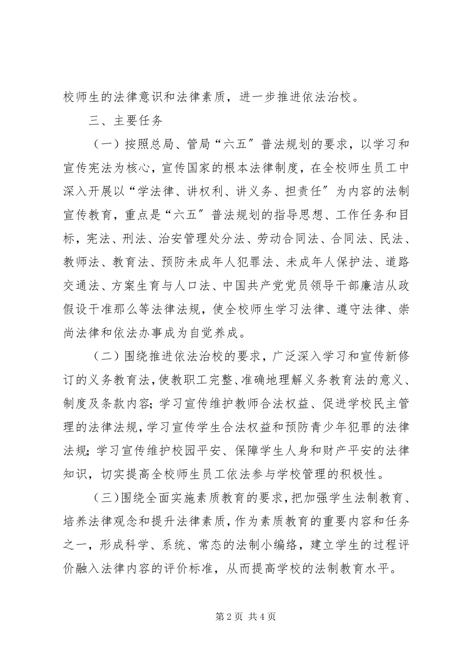 2023年中学六五普法规划工作方案.docx_第2页