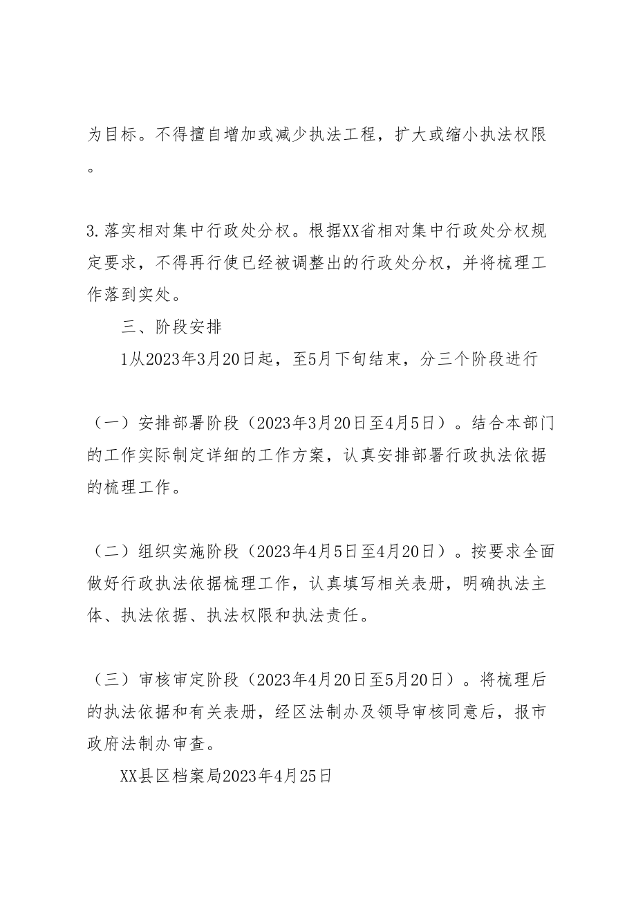 2023年县区档案局行政执法依据梳理工作方案.doc_第2页