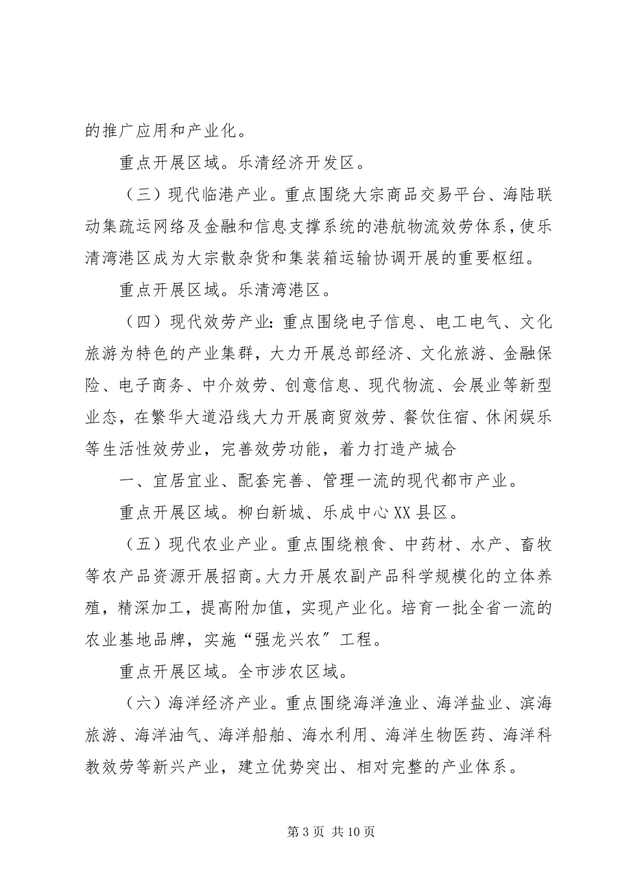 2023年XX市重点产业招商工作方案新编.docx_第3页