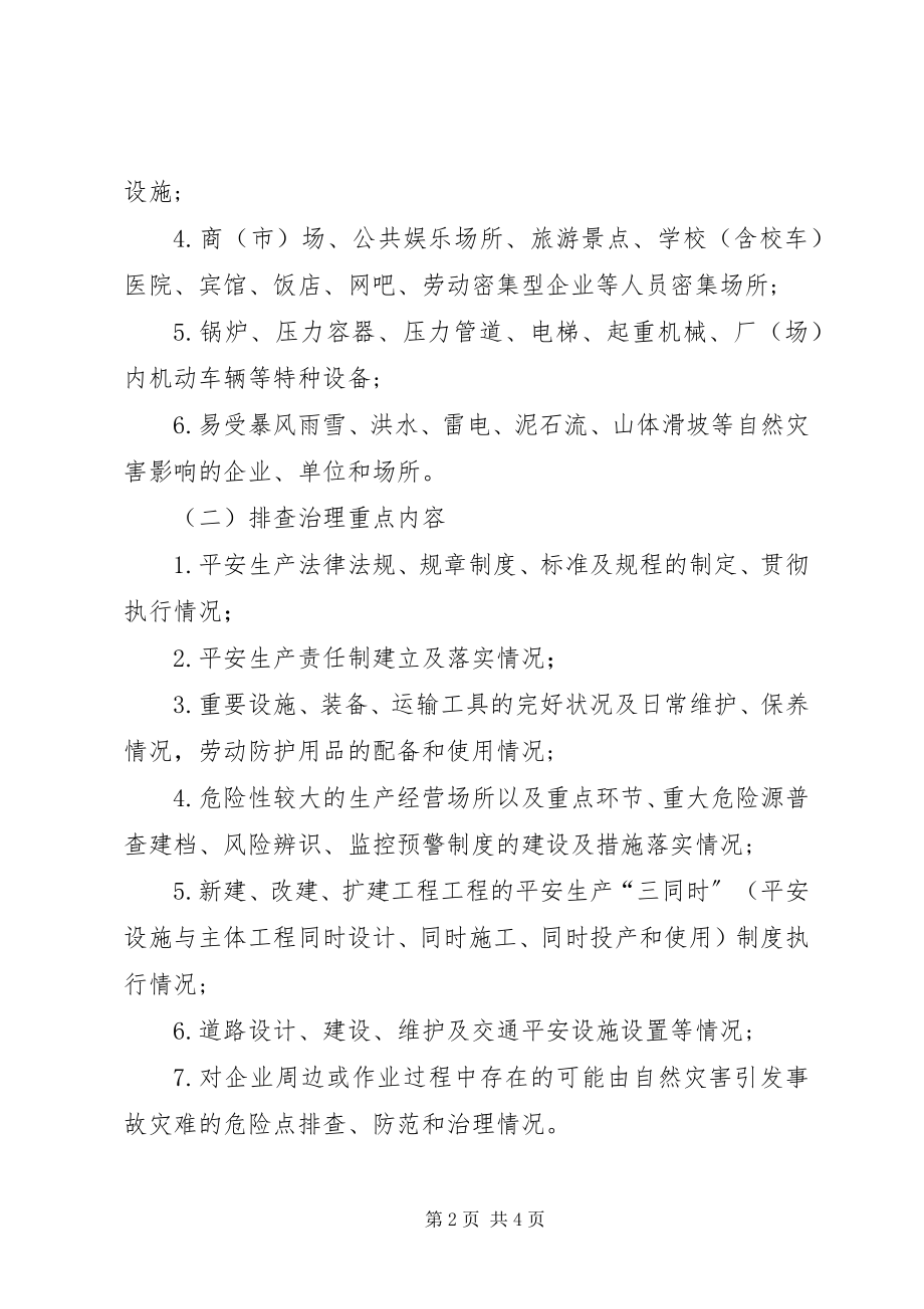 2023年乡镇安全生产治理工作方案.docx_第2页