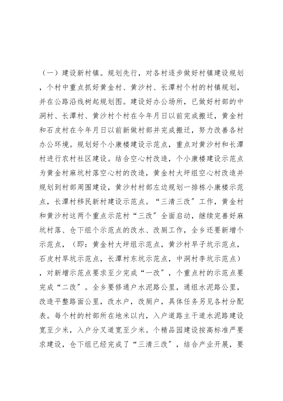 2023年乡镇年新农村建设工作方案 2新编.doc_第2页