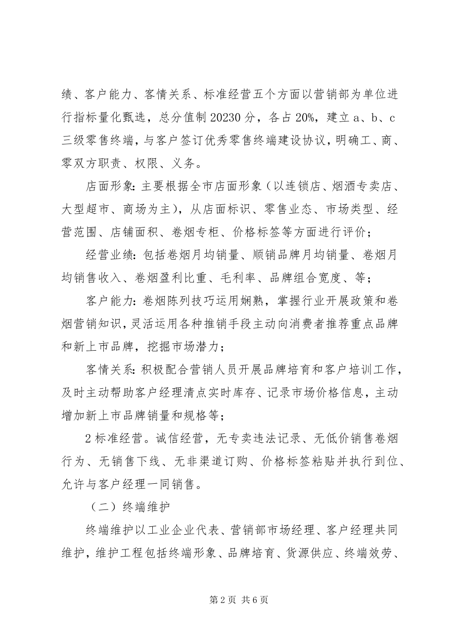 2023年卷烟零售终端建设工作方案.docx_第2页