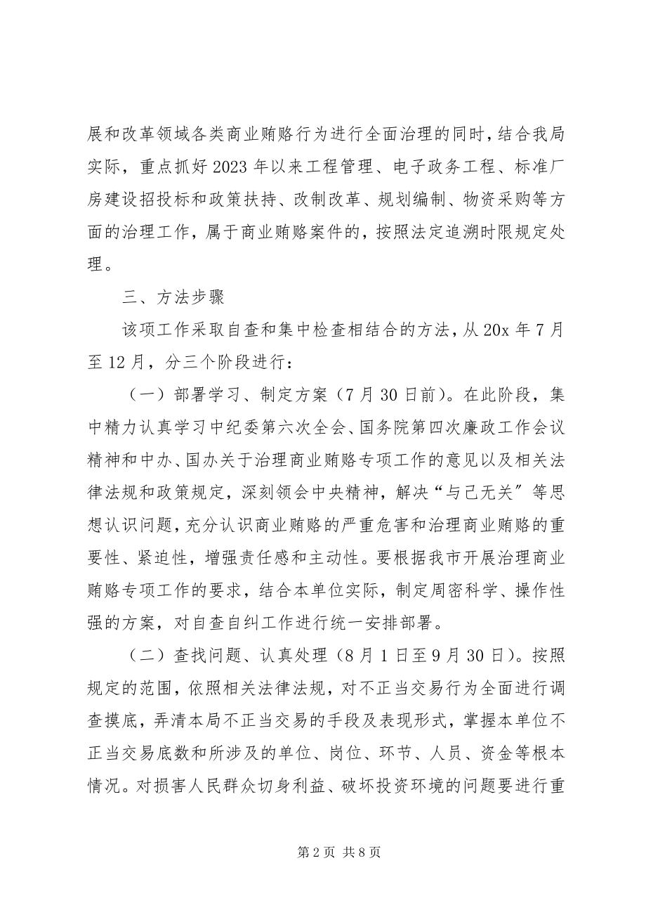 2023年发改局治理商业贿赂工作方案.docx_第2页