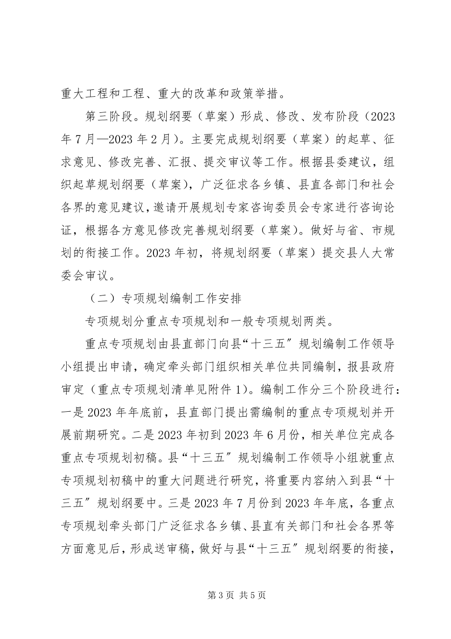 2023年县十三五规划编制工作方案.docx_第3页