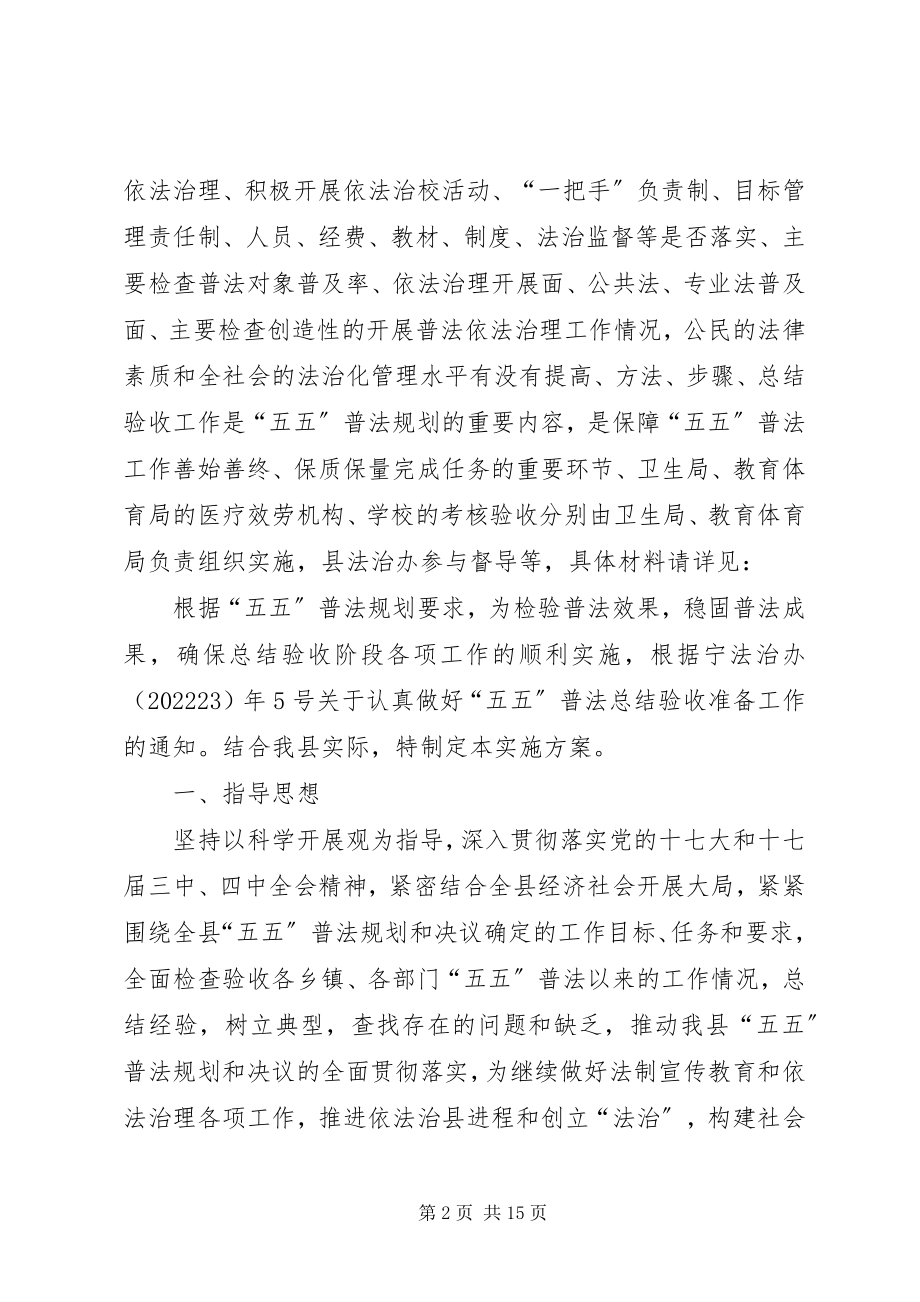 2023年县委五五普法验收工作方案.docx_第2页