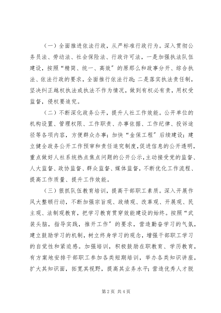 2023年人保局效能建设工作方案.docx_第2页