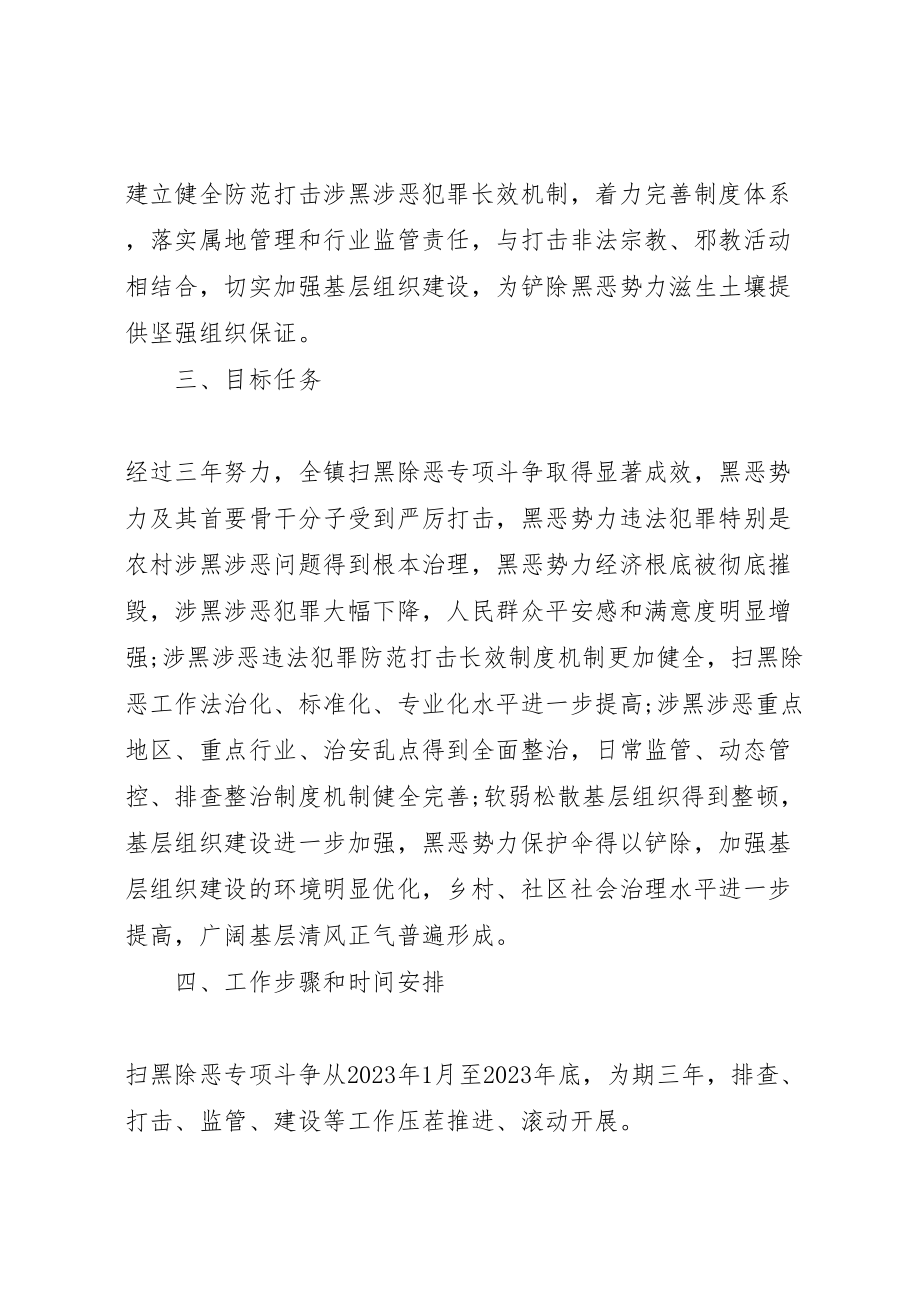 2023年关于开展扫黑除恶专项斗争的工作方案五篇.doc_第3页