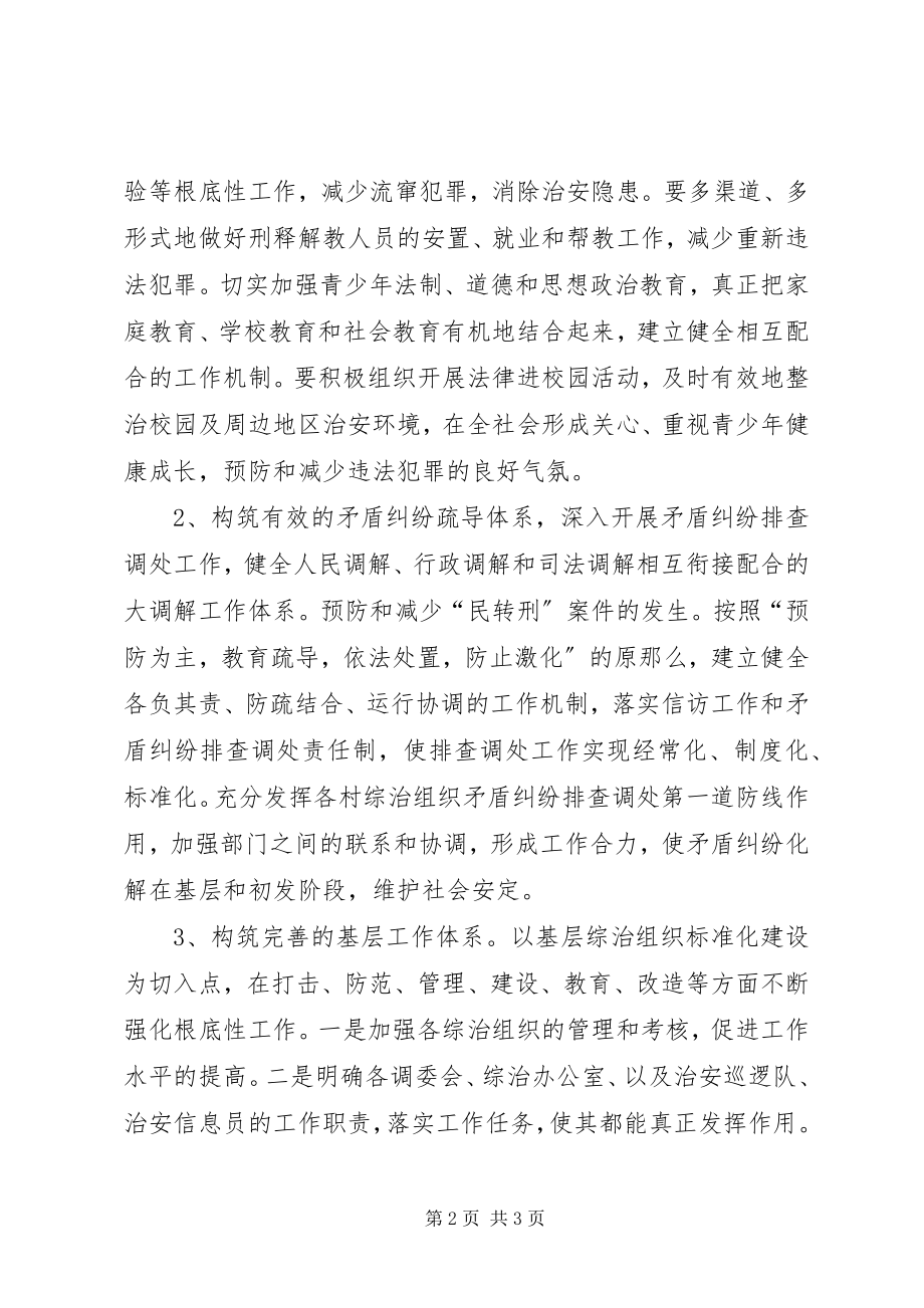 2023年乡镇社会治安综合治理工作方案.docx_第2页