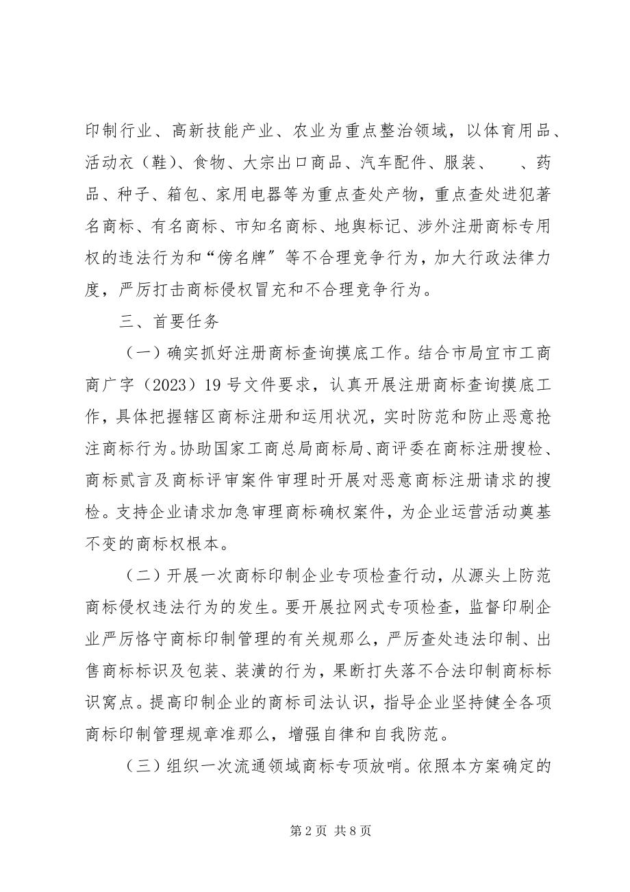 2023年工商局假冒伪劣商品整治工作方案.docx_第2页