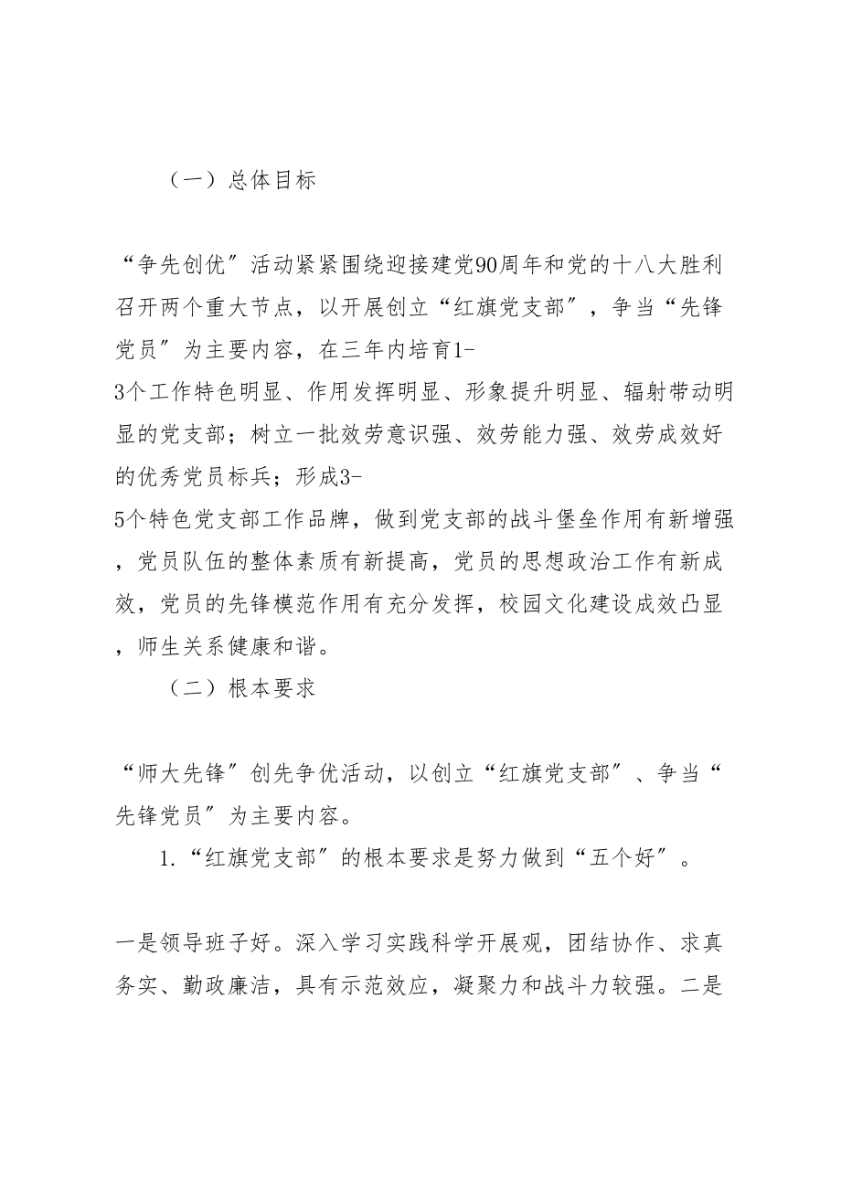 2023年学院师大先锋活动实施工作方案.doc_第2页