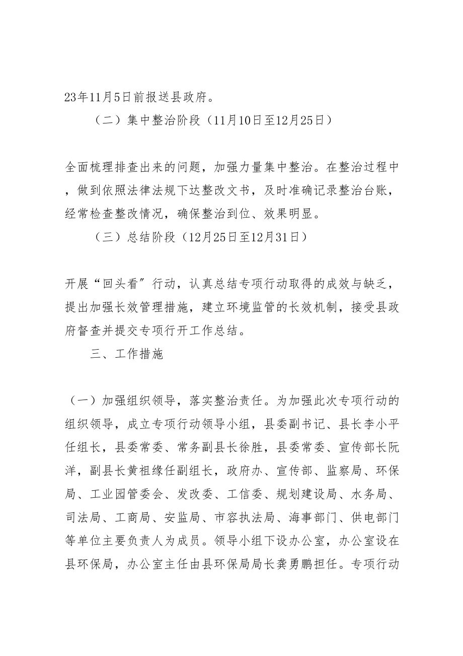 2023年工业园区环保集中整治专项行动工作方案新编.doc_第3页