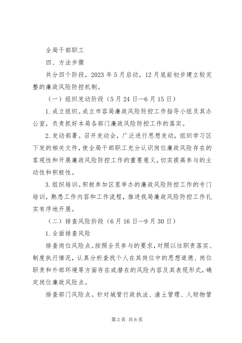 2023年市容局廉政防控工作方案.docx_第2页