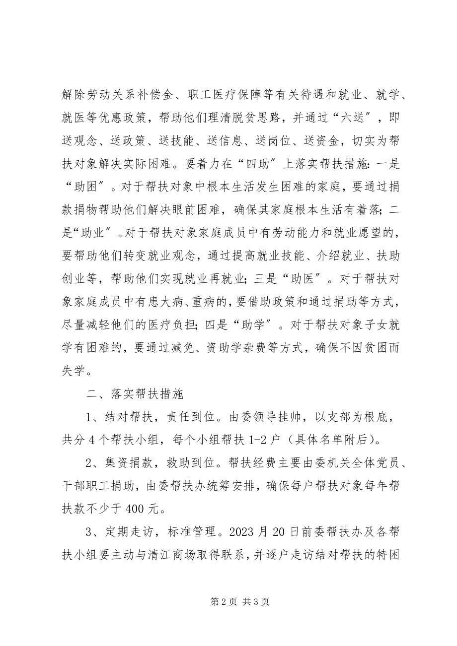 2023年市经贸党员干部帮扶工作方案.docx_第2页