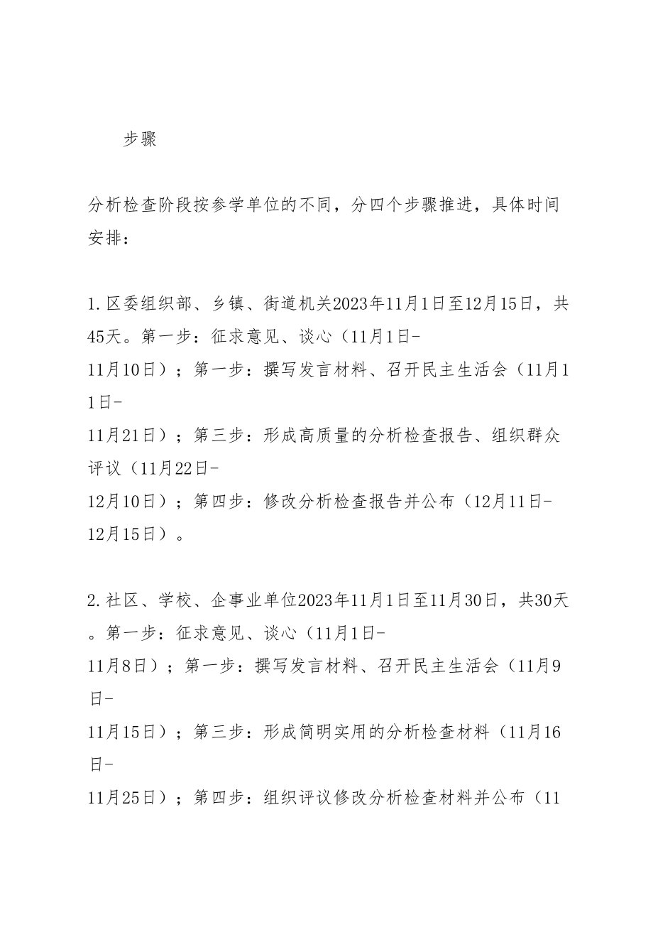 2023年开展第二批学习实践活动分析检查阶段指导组工作方案.doc_第2页