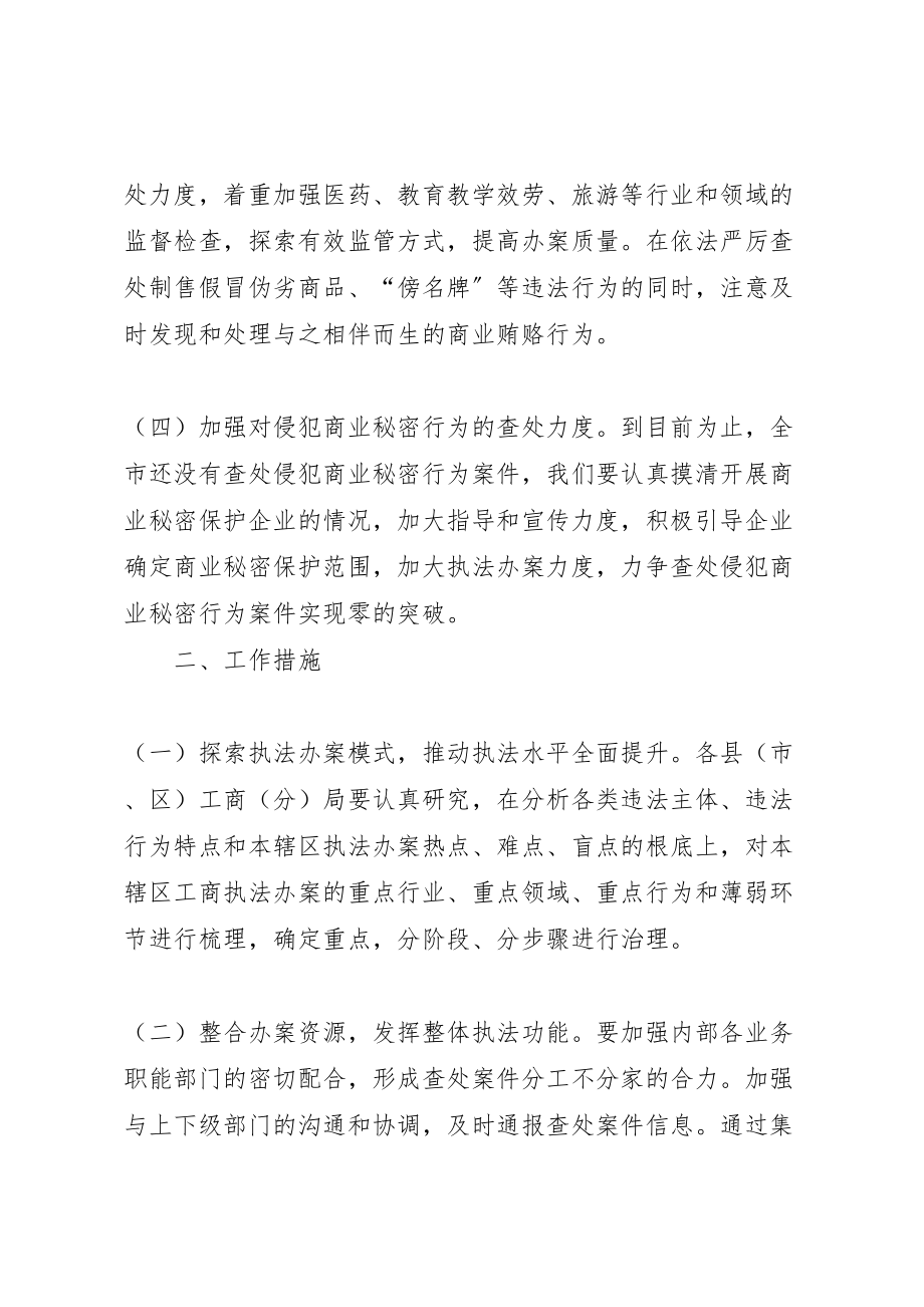 2023年工商局反不正当竞争执法办案工作方案.doc_第2页