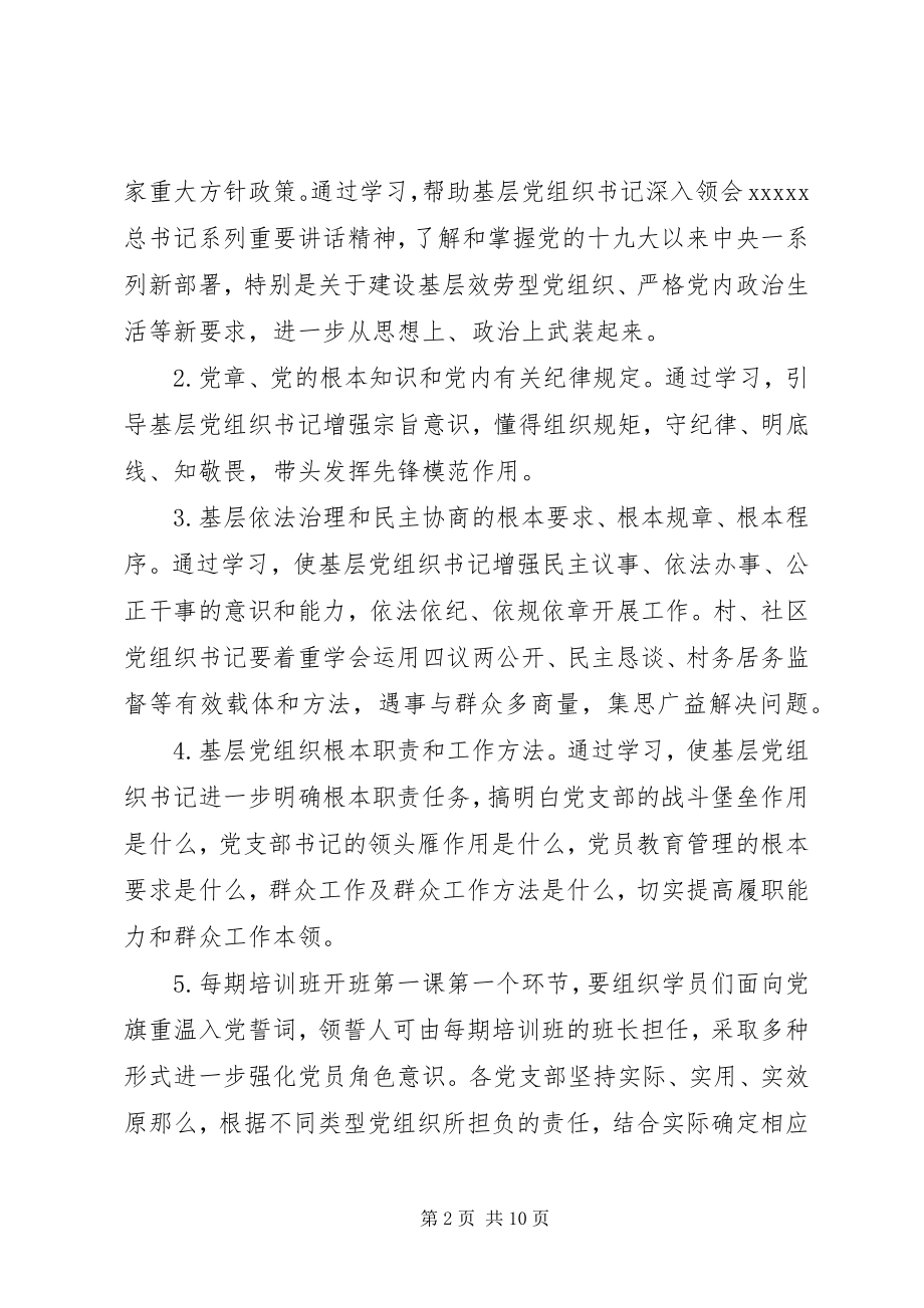 2023年基层党组织书记集中轮训工作方案.docx_第2页