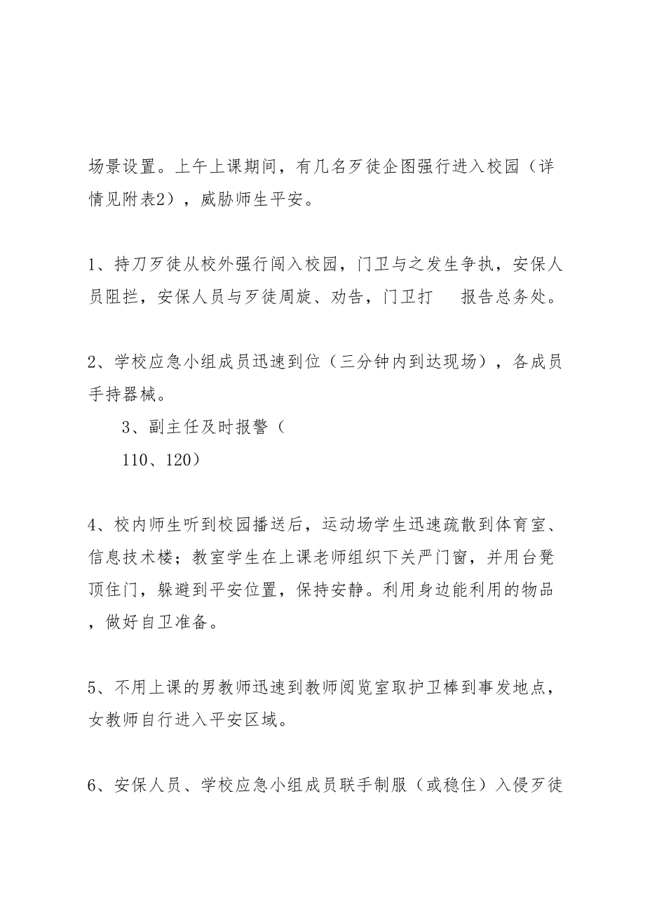 2023年学校反恐防暴工作方案 .doc_第2页