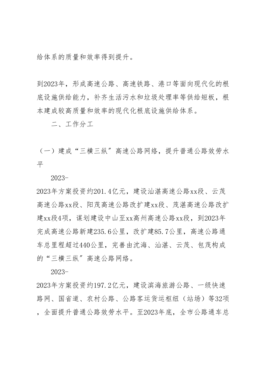 2023年推进基础设施供给侧结构性改革工作方案.doc_第2页