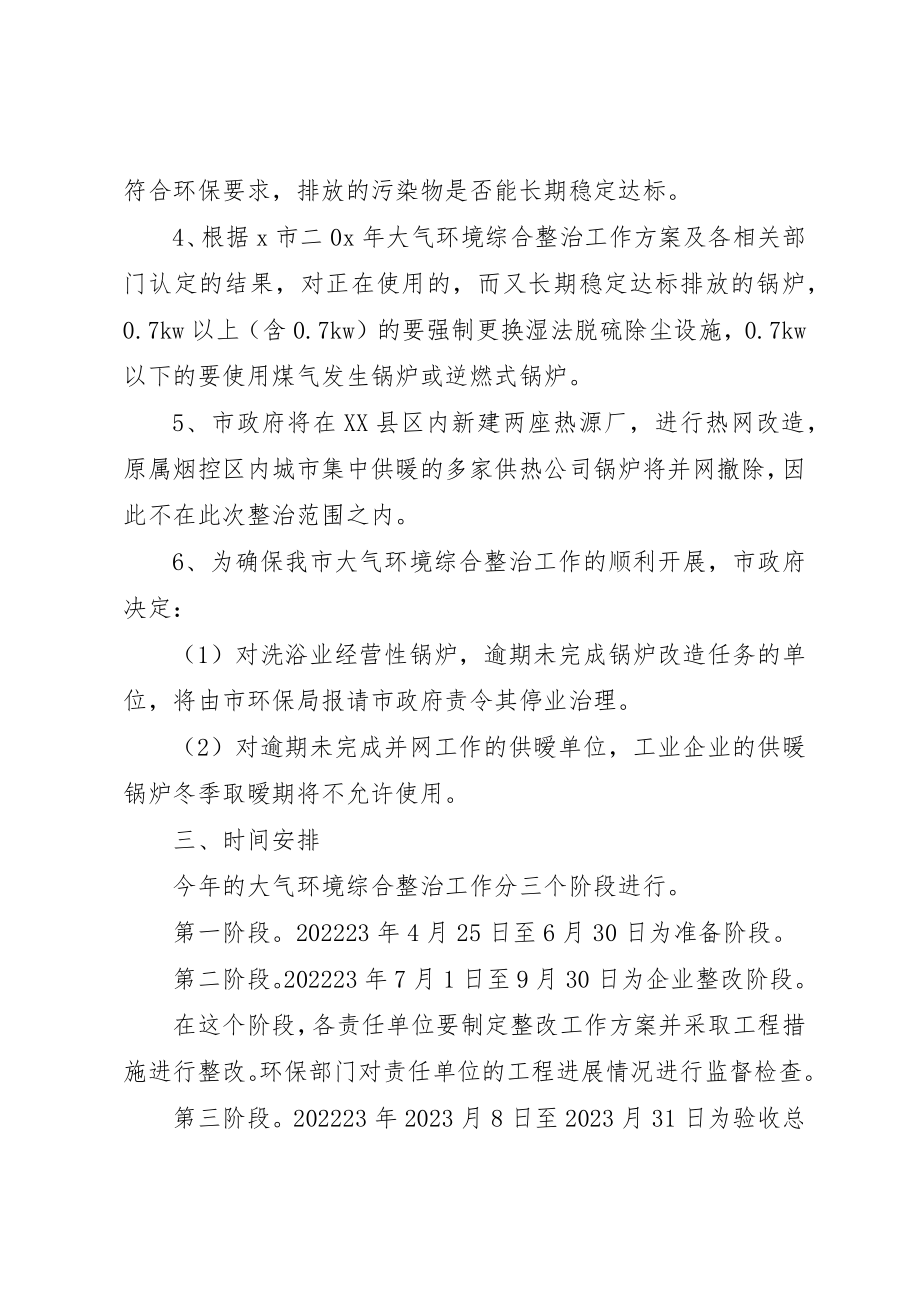 2023年大气环境综合整治工作方案新编.docx_第2页