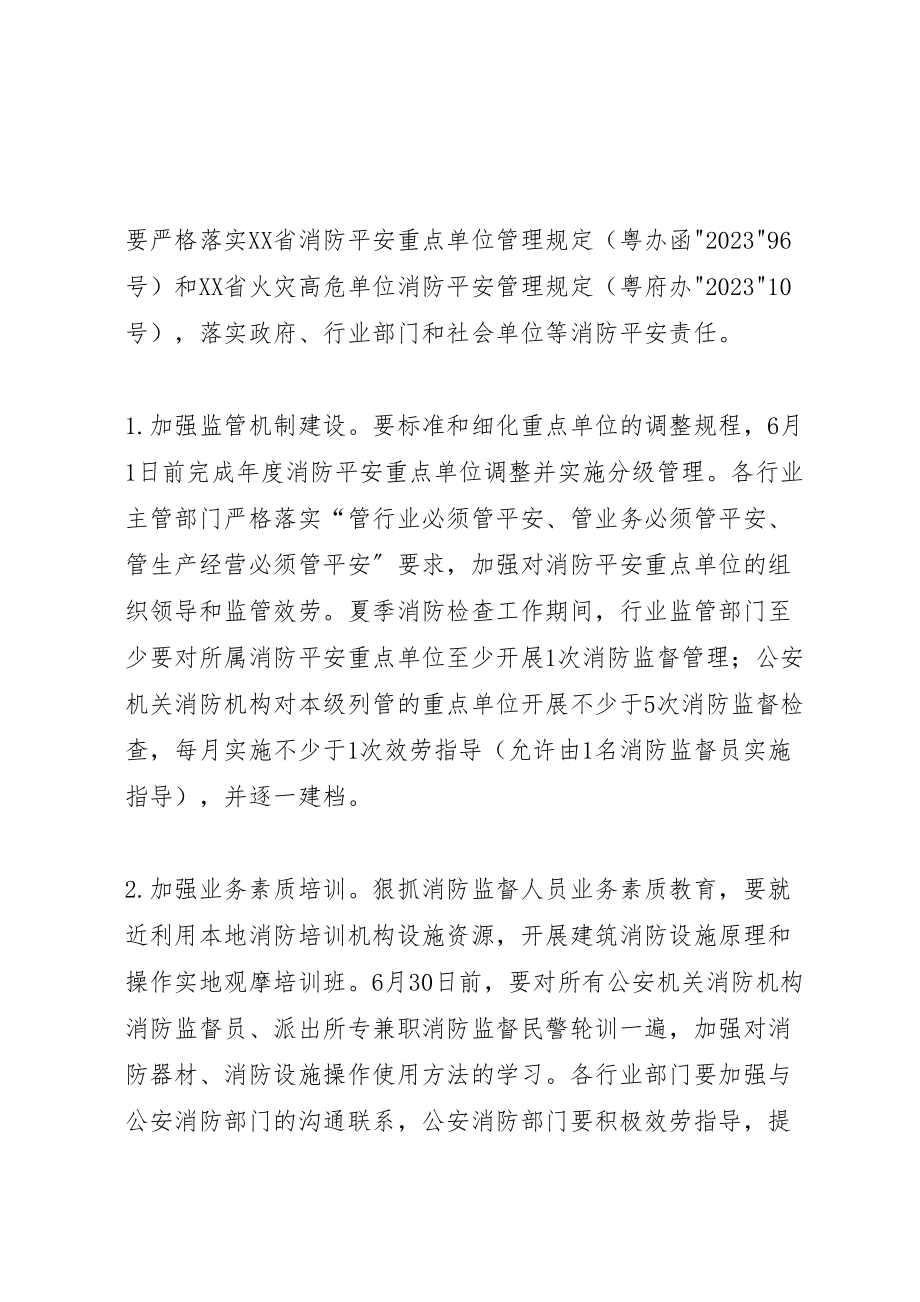 2023年夏季消防安全专项治理工作方案.doc_第2页