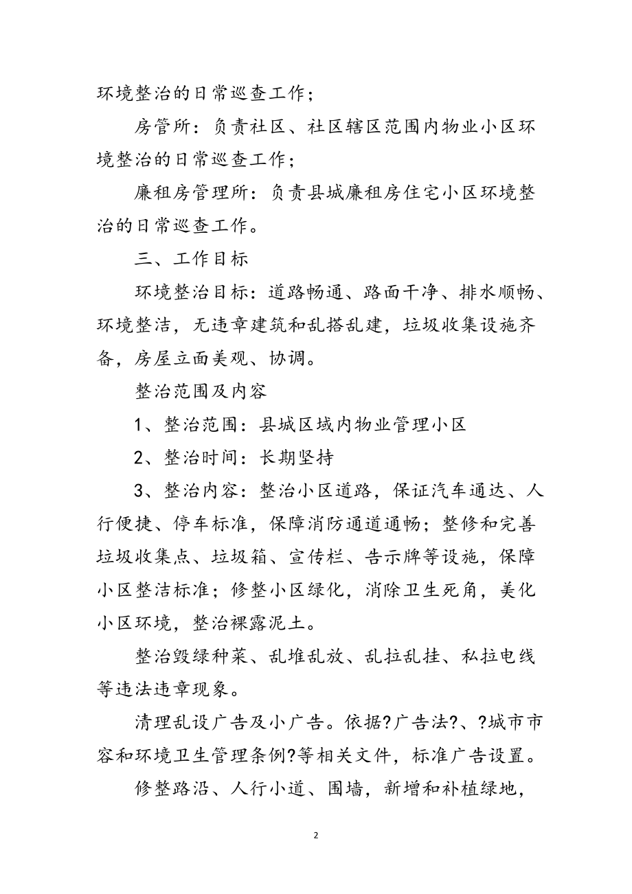 2023年房管局城乡环境综合整治工作方案范文.doc_第2页