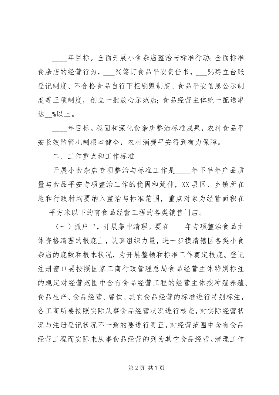 2023年小食杂店整治与规范工作方案.docx_第2页