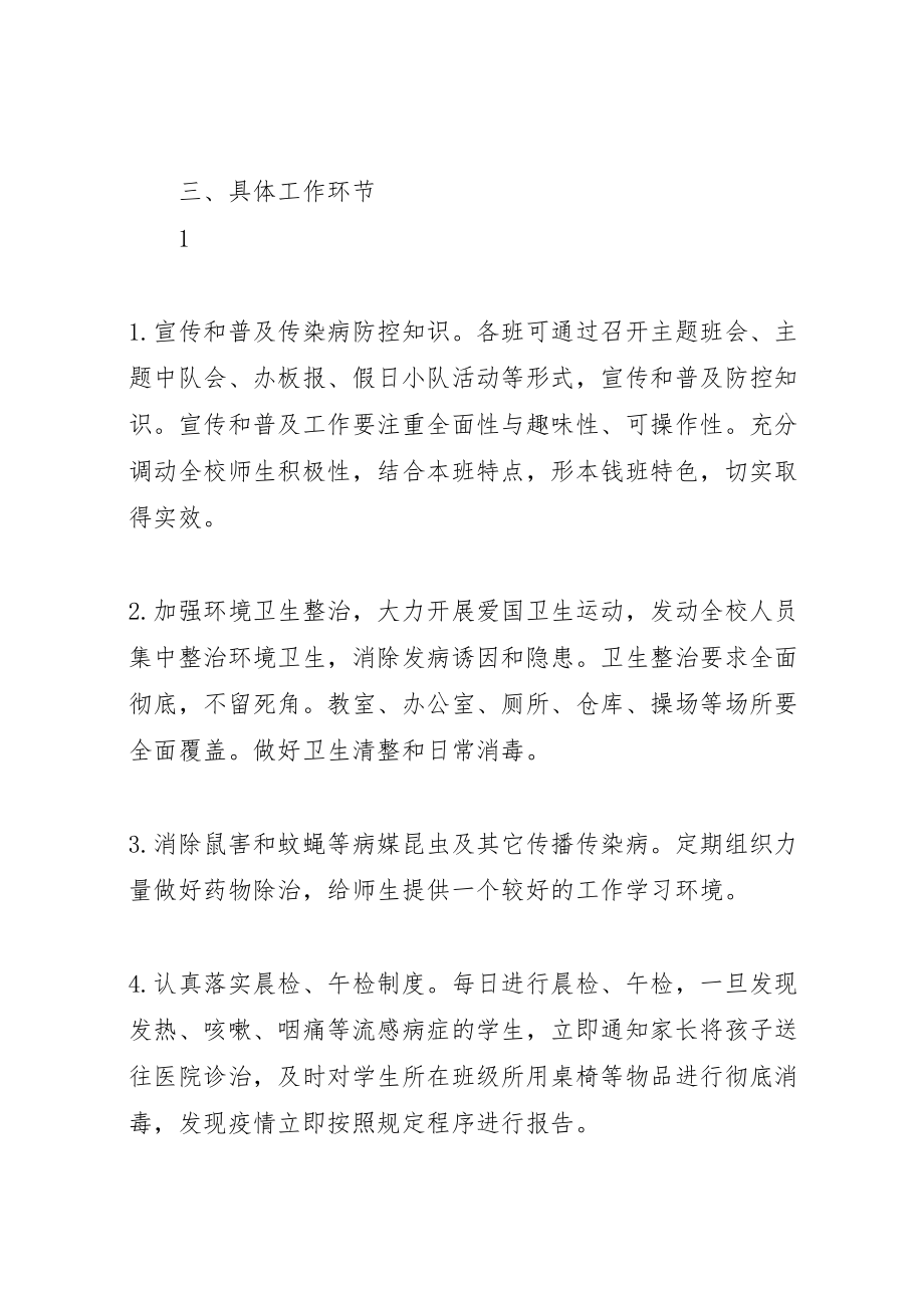 2023年学校传染病防控工作方案 2.doc_第2页