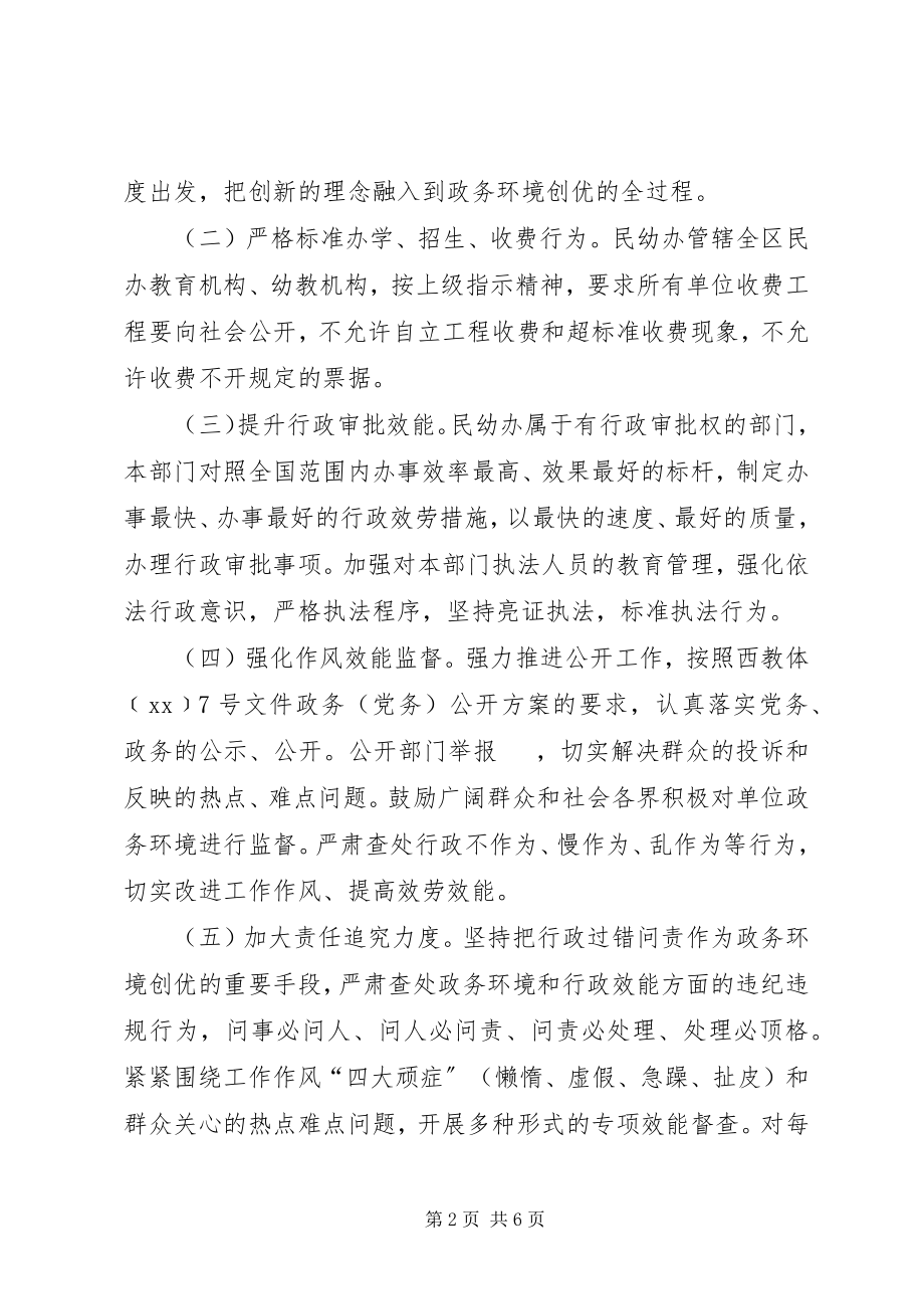 2023年教体局政务环境创优工作方案.docx_第2页