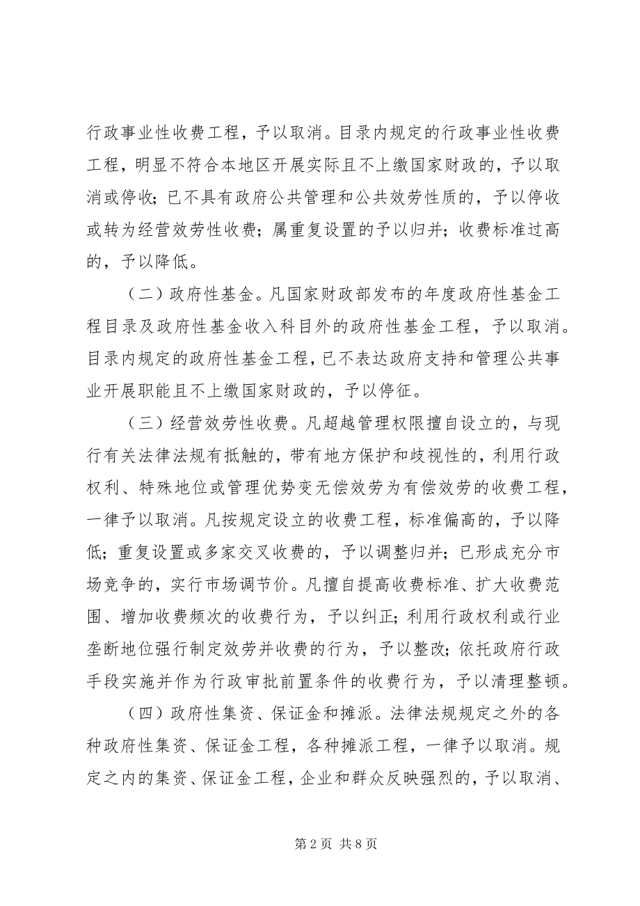 2023年市清理规范收费工作方案.docx_第2页