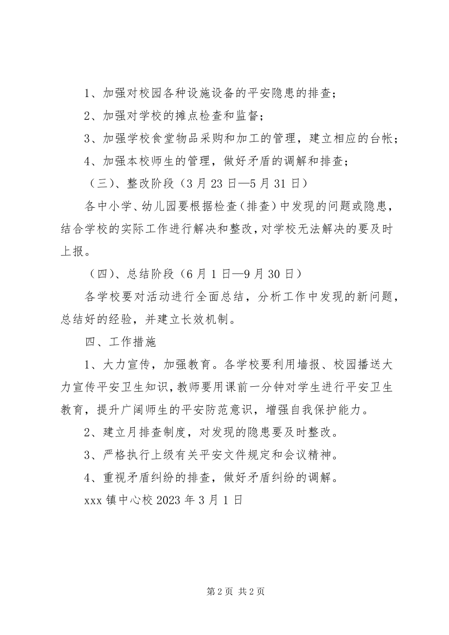 2023年教育系统安全稳定百日攻坚工作方案.docx_第2页