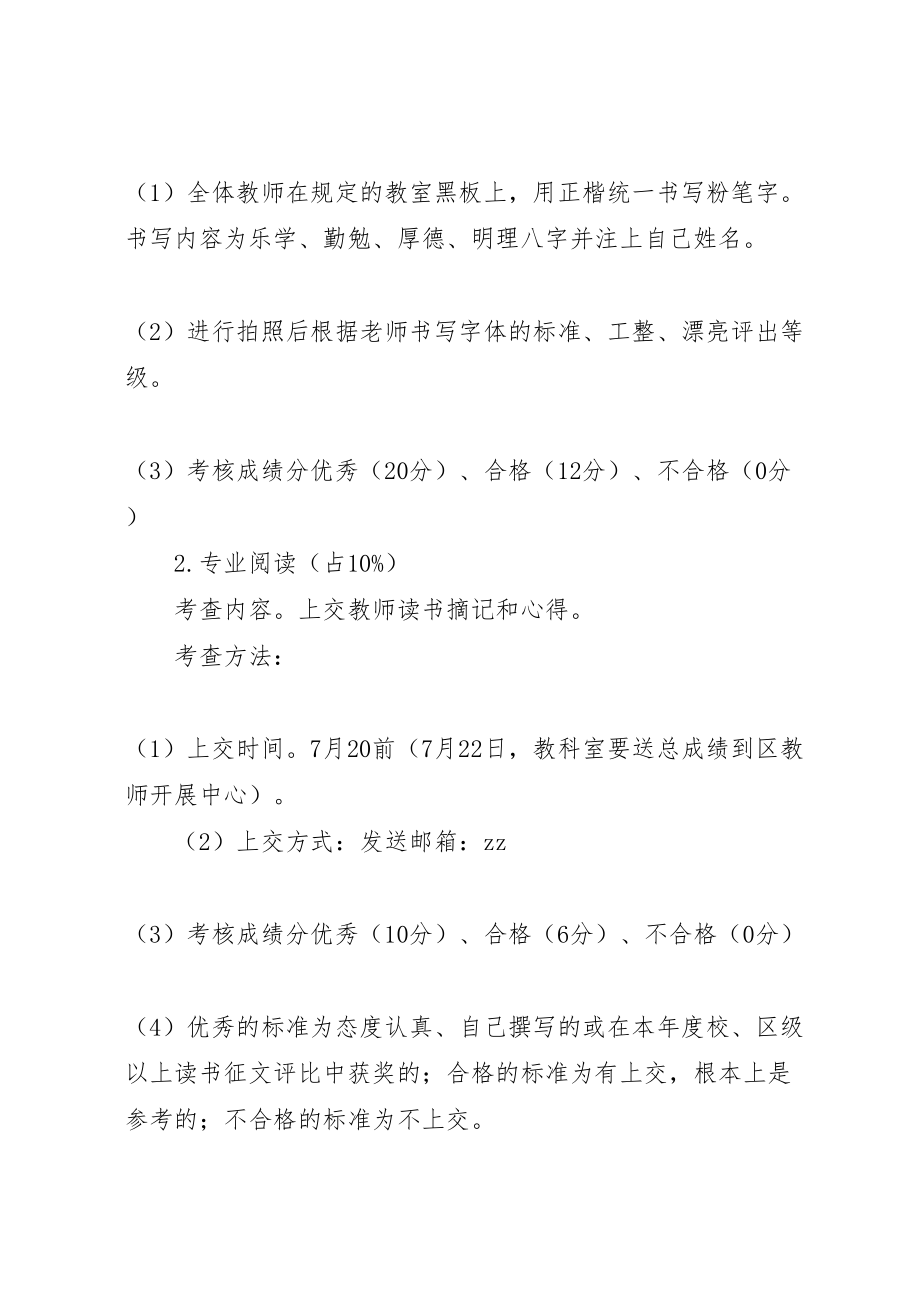 2023年城沙中学教师学科素养考核工作方案.doc_第2页