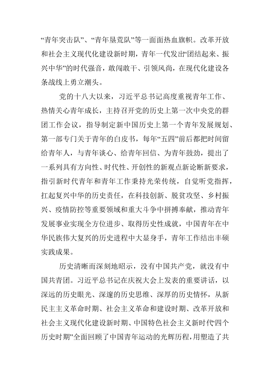 党委书记在石化联合会系统青年代表座谈会上的讲话.docx_第2页