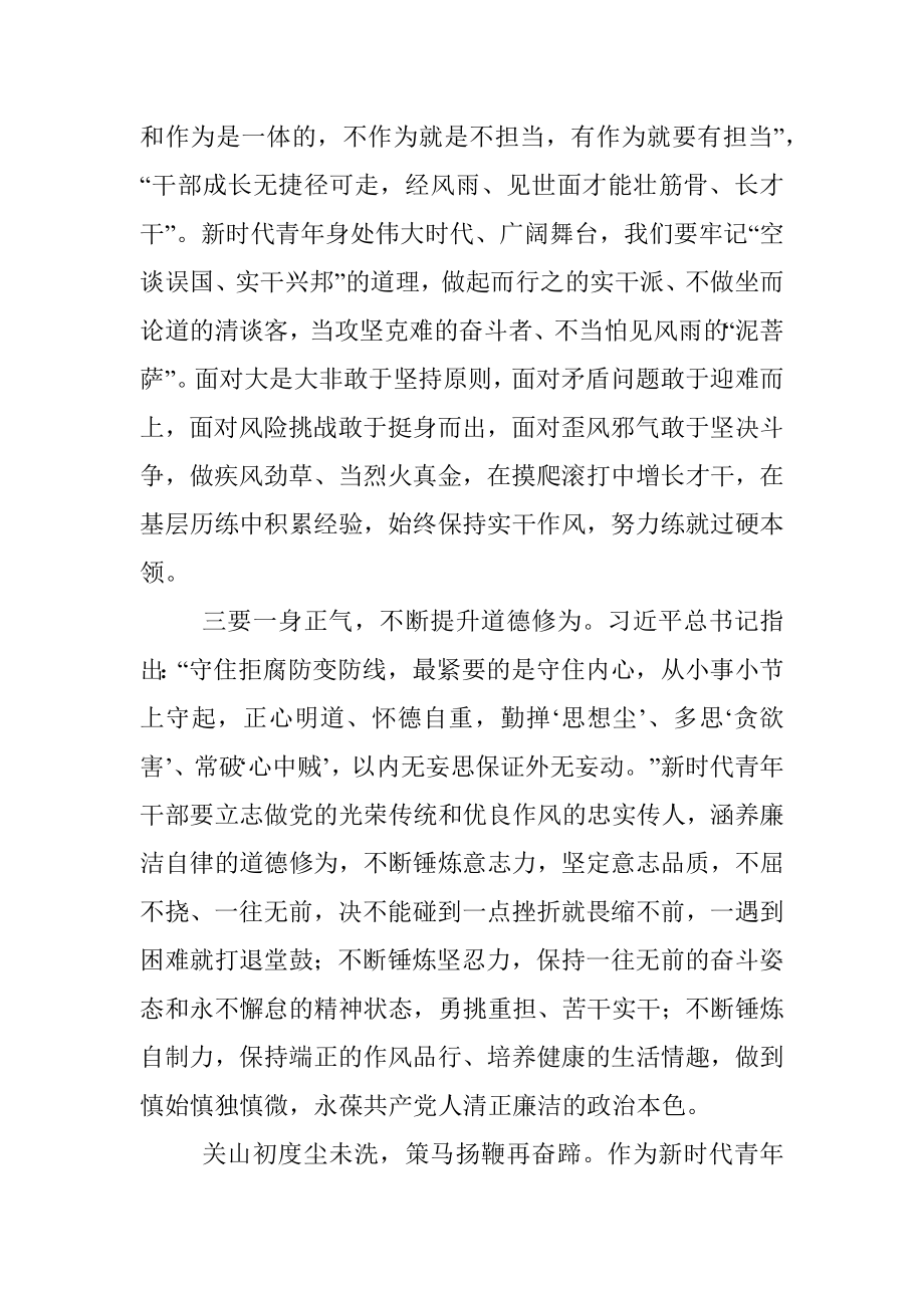 青年干部座谈会发言提纲（科局干部）.docx_第2页