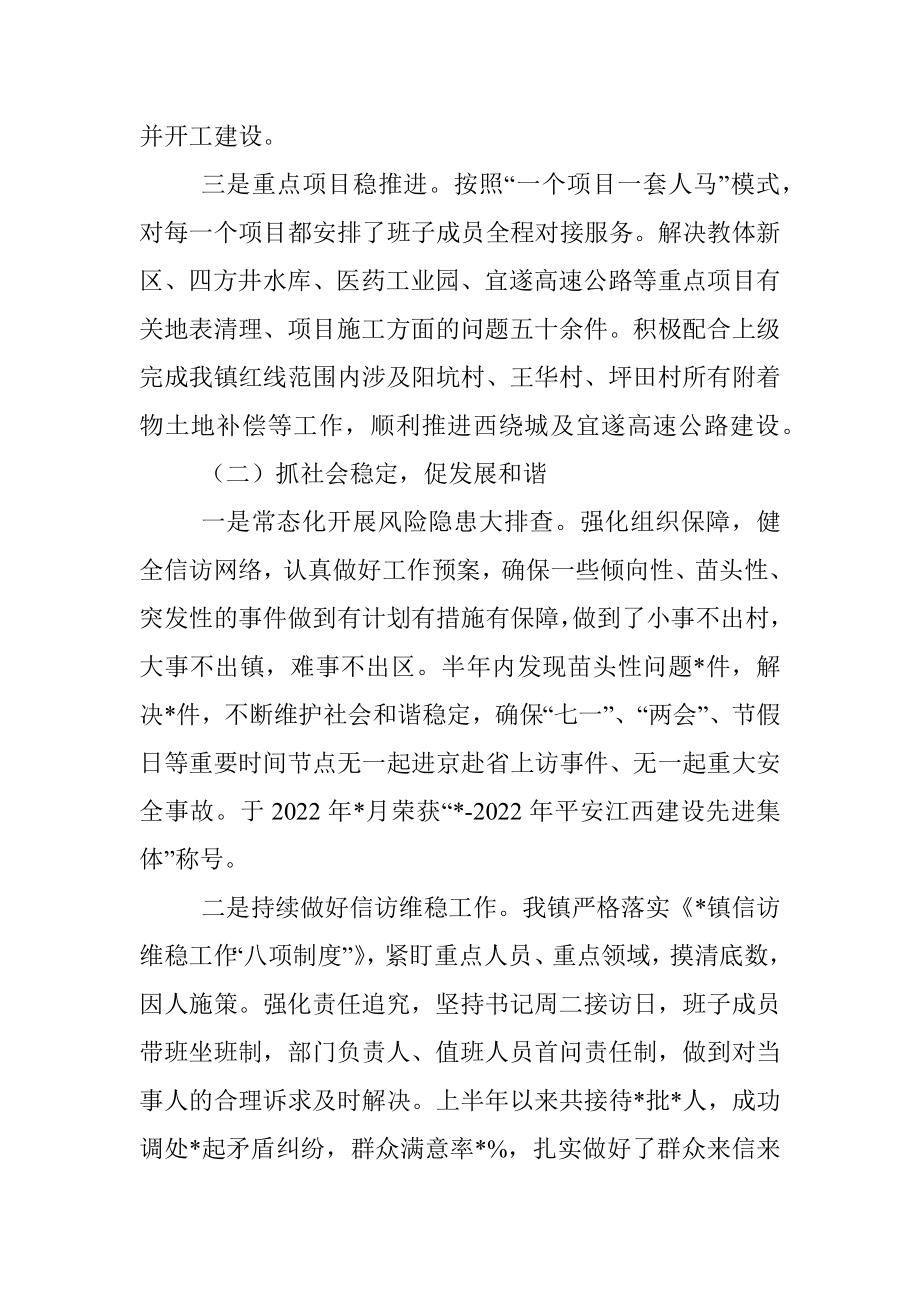 镇党委年中工作汇报材料.docx_第2页