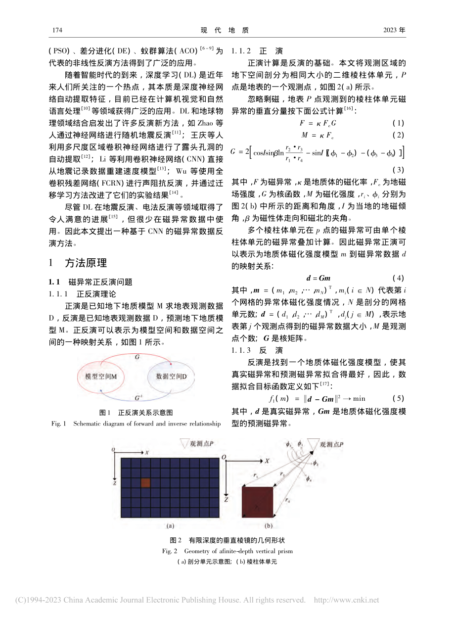 基于卷积神经网络的磁异常反演_薛瑞洁.pdf_第2页