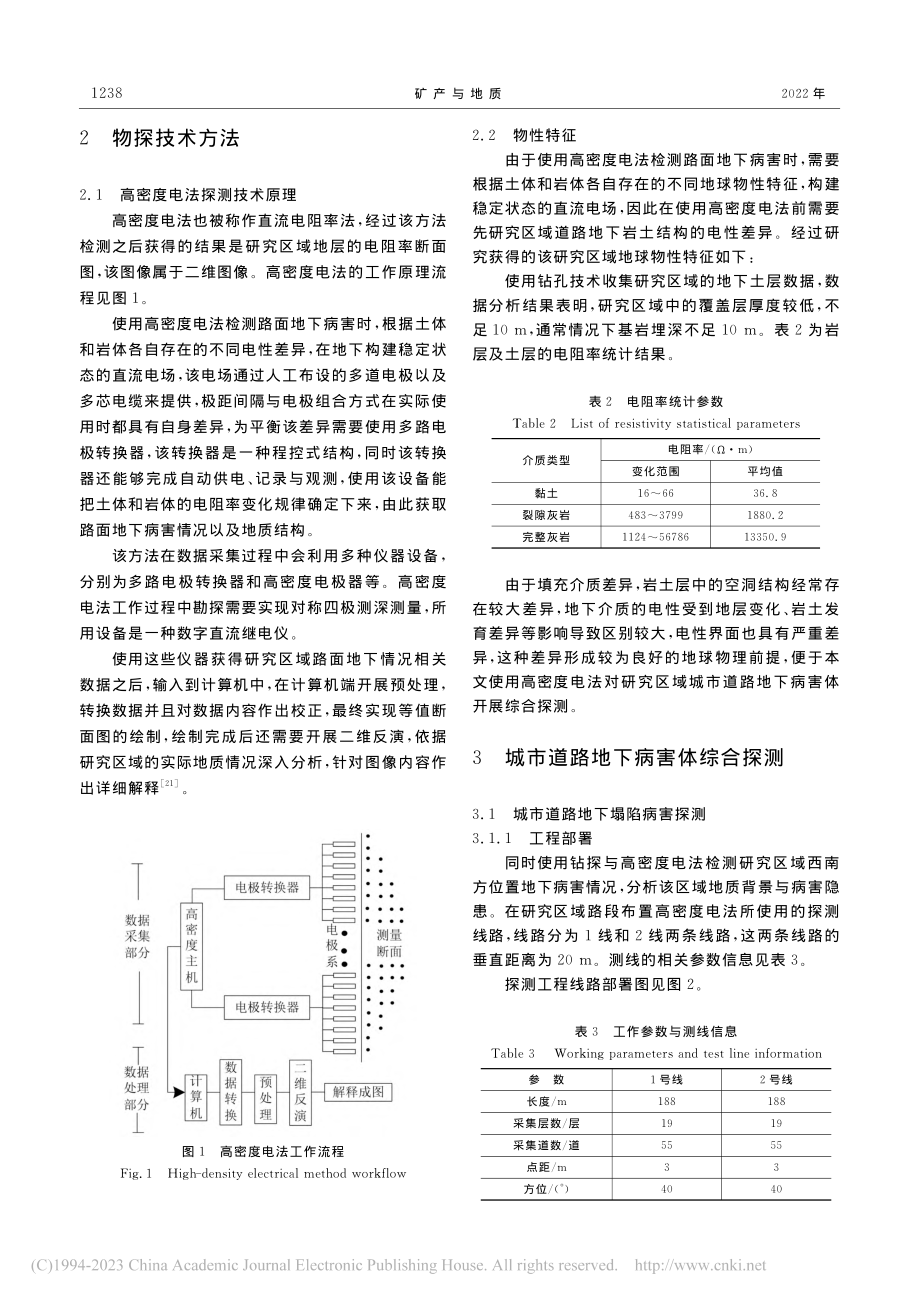 基于高密度电法的城市道路地下病害体综合探测技术与应用_王庆.pdf_第3页