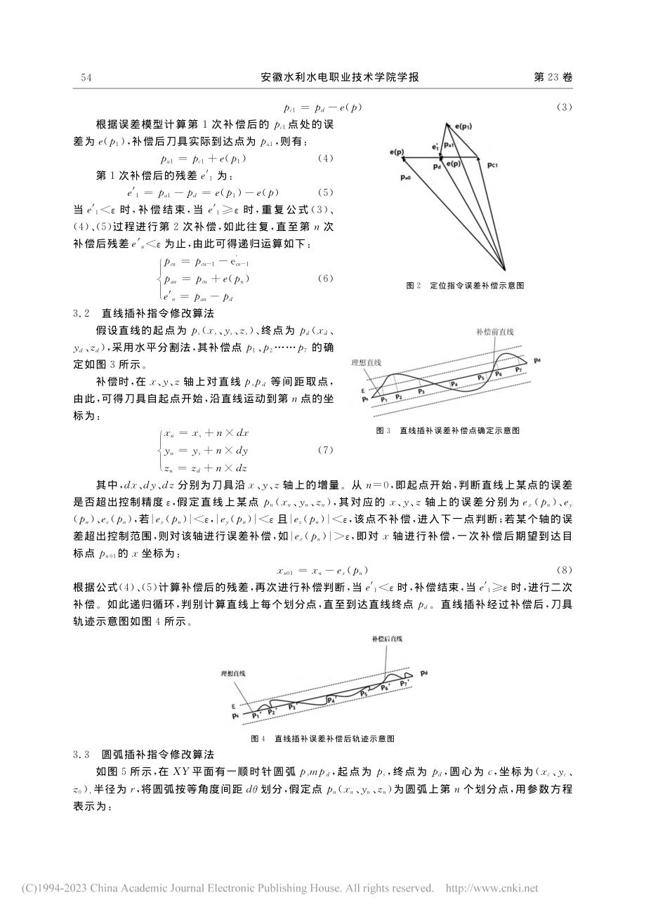 基于修改NC程序的加工中心软件误差补偿技术_于长有.pdf_第3页