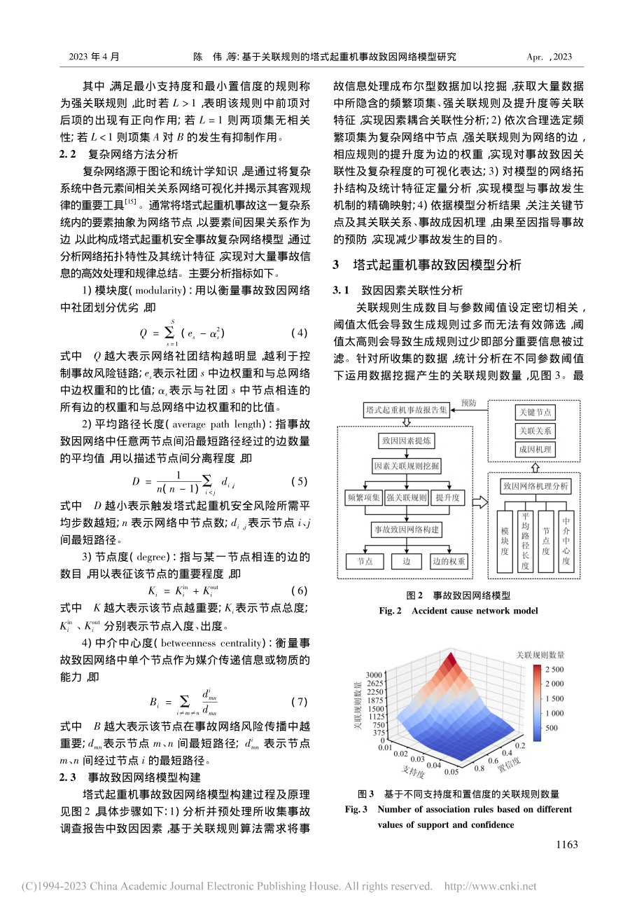 基于关联规则的塔式起重机事故致因网络模型研究_陈伟.pdf_第3页