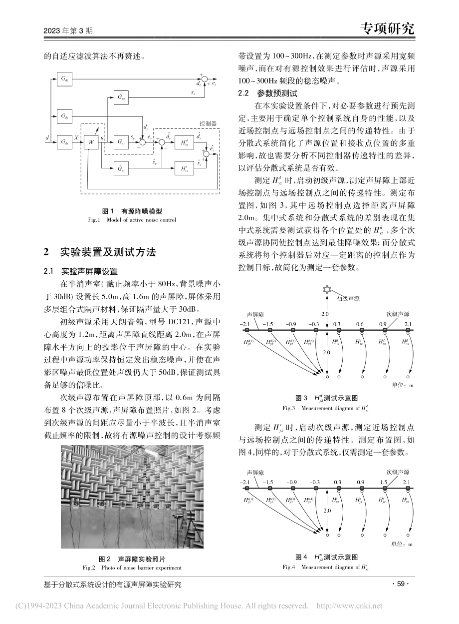 基于分散式系统设计的有源声屏障实验研究_侯子龙.pdf_第3页