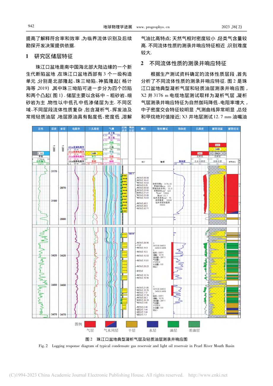 基于测录井资料的流体性质综...—以珠江口盆地珠三坳陷为例_张恒荣.pdf_第3页