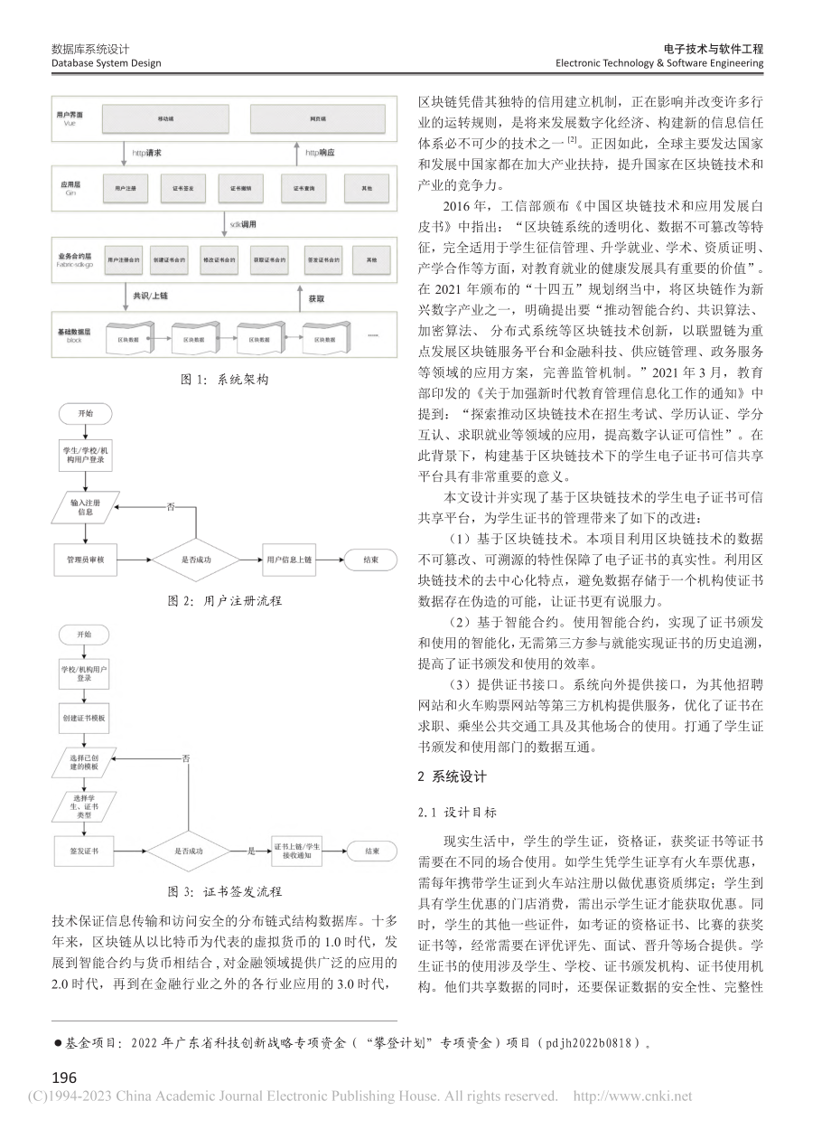 基于区块链的学生电子证书可信共享平台的研究与实现_蔡雪莲.pdf_第2页