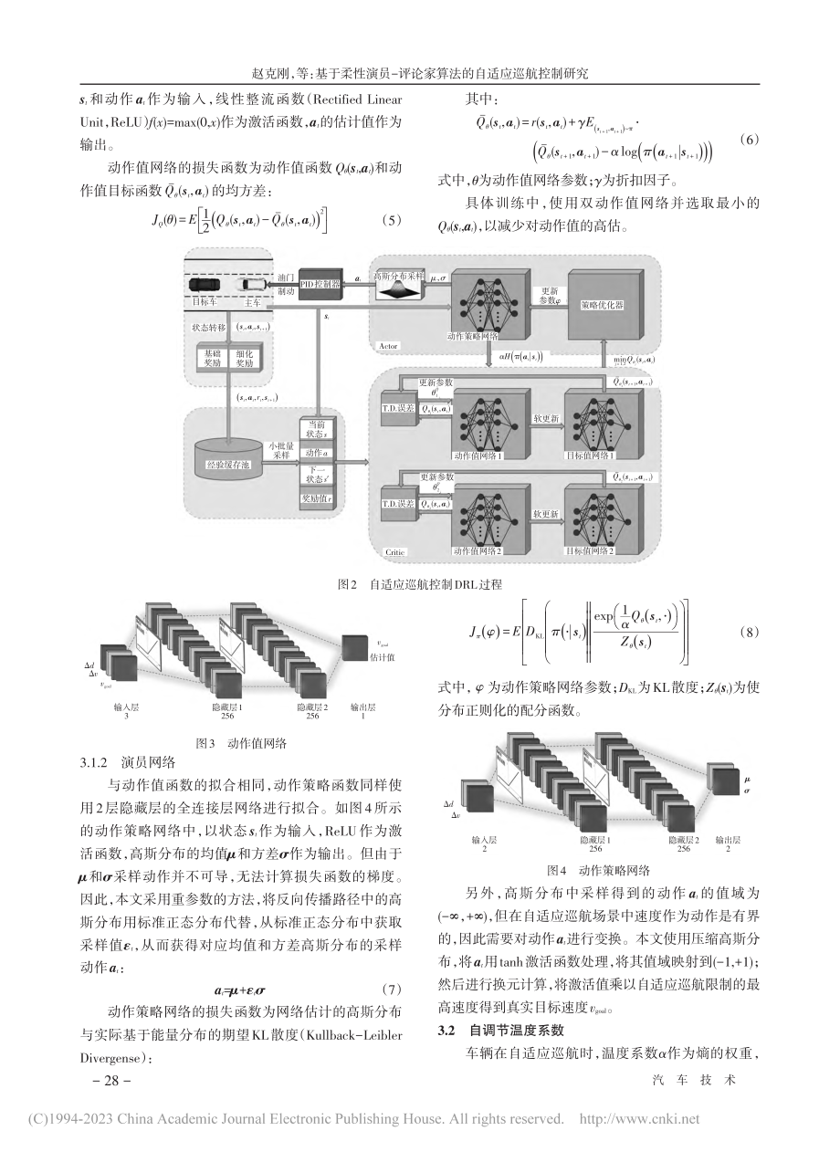 基于柔性演员-评论家算法的自适应巡航控制研究_赵克刚.pdf_第3页